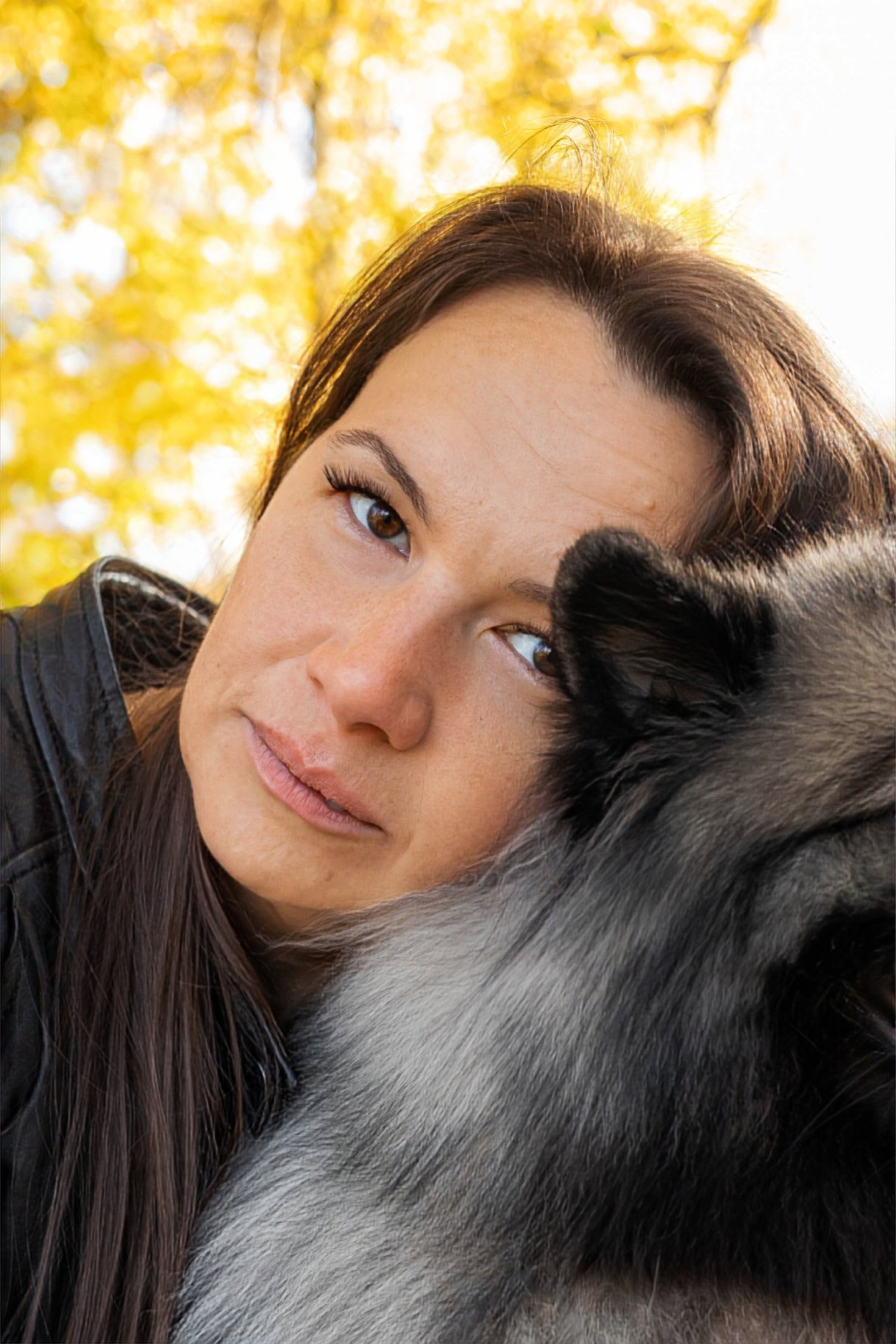 Фотосессия с собакой Чарой в Москве