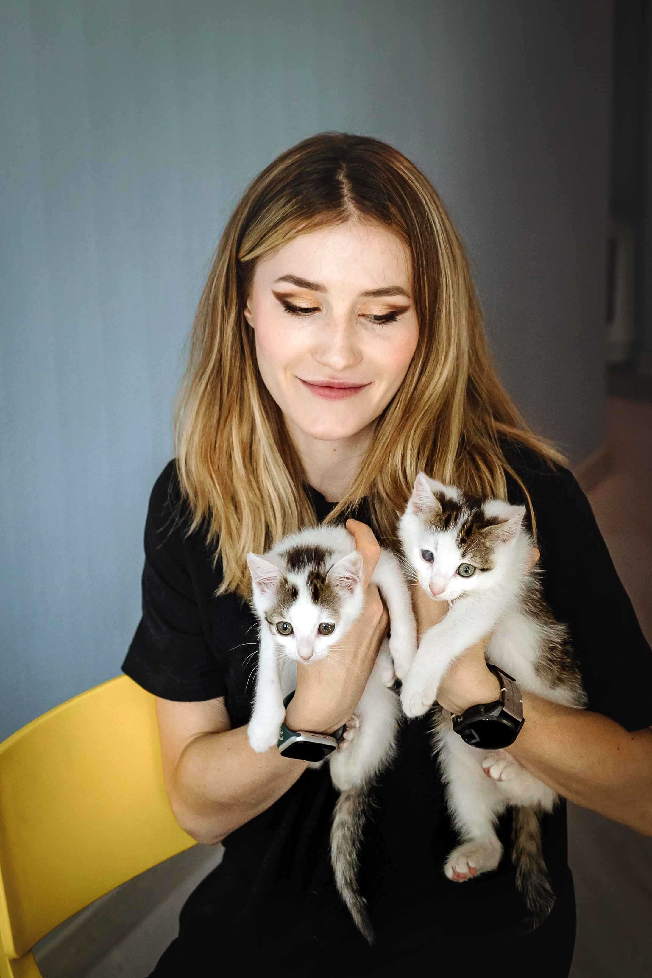 Фотосессия для котят в интерьере