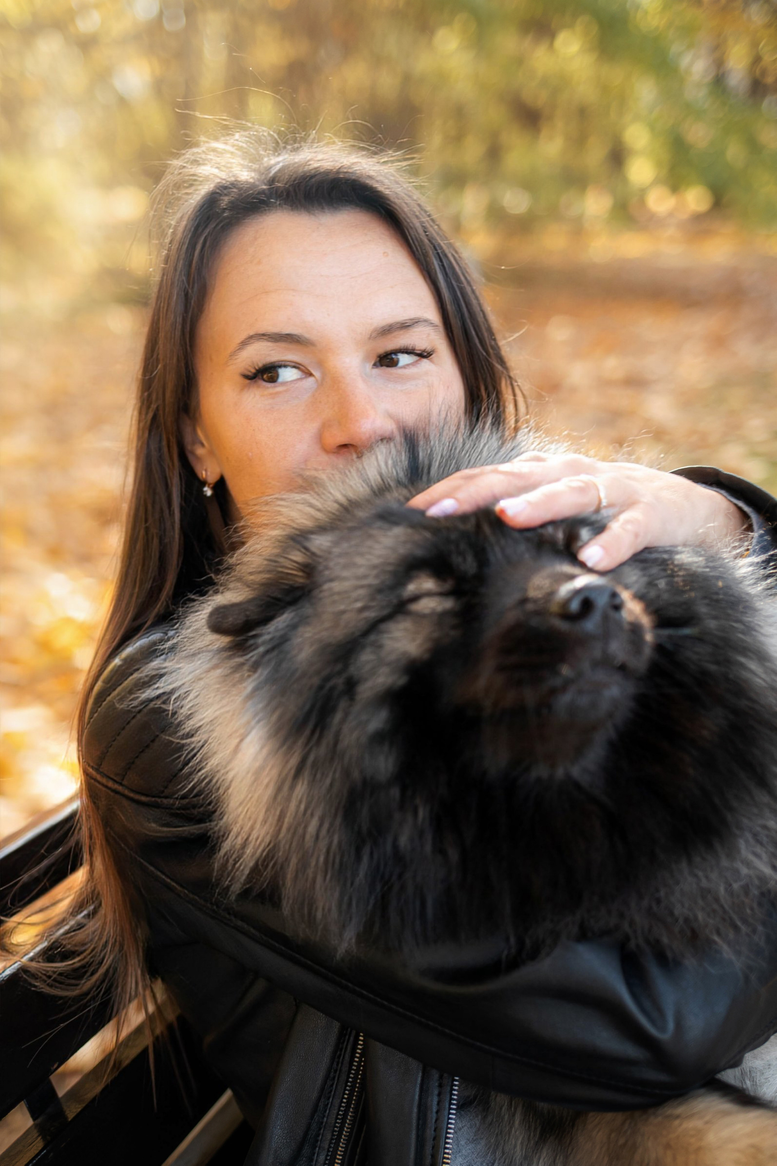 Фотосессия с собакой Чарой в Москве