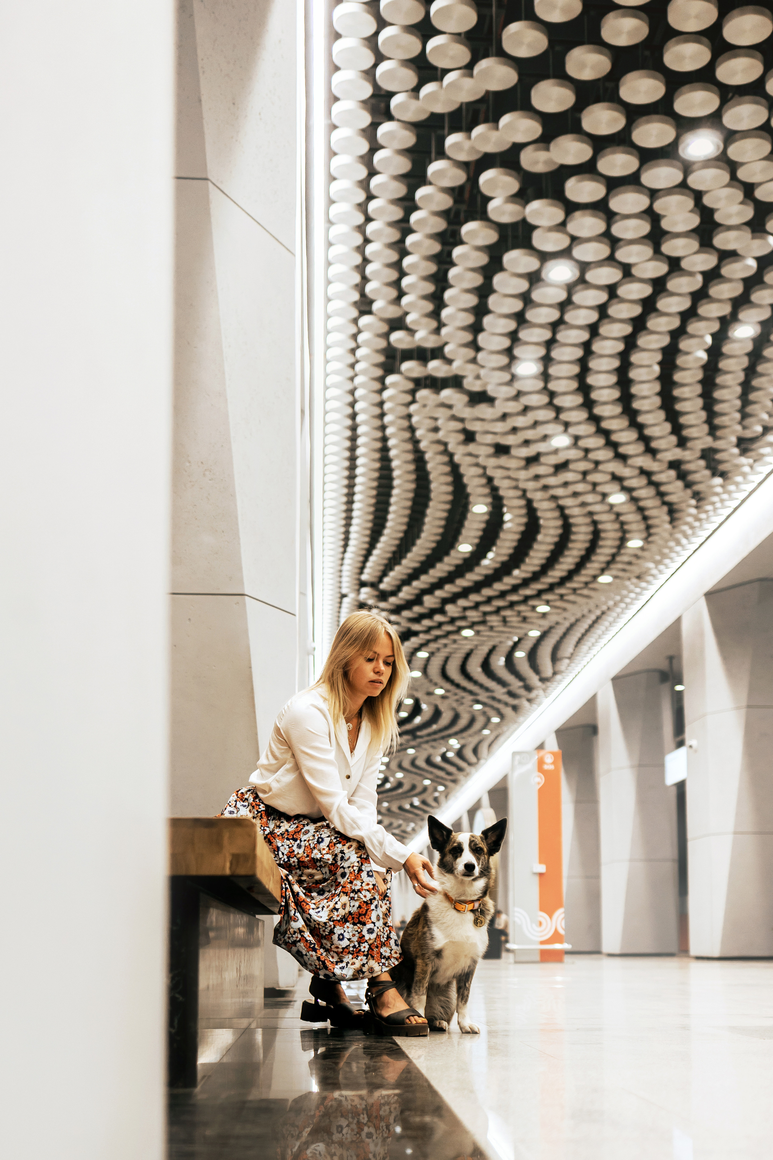 Фотосессия с Дашей и Тори в московском метро