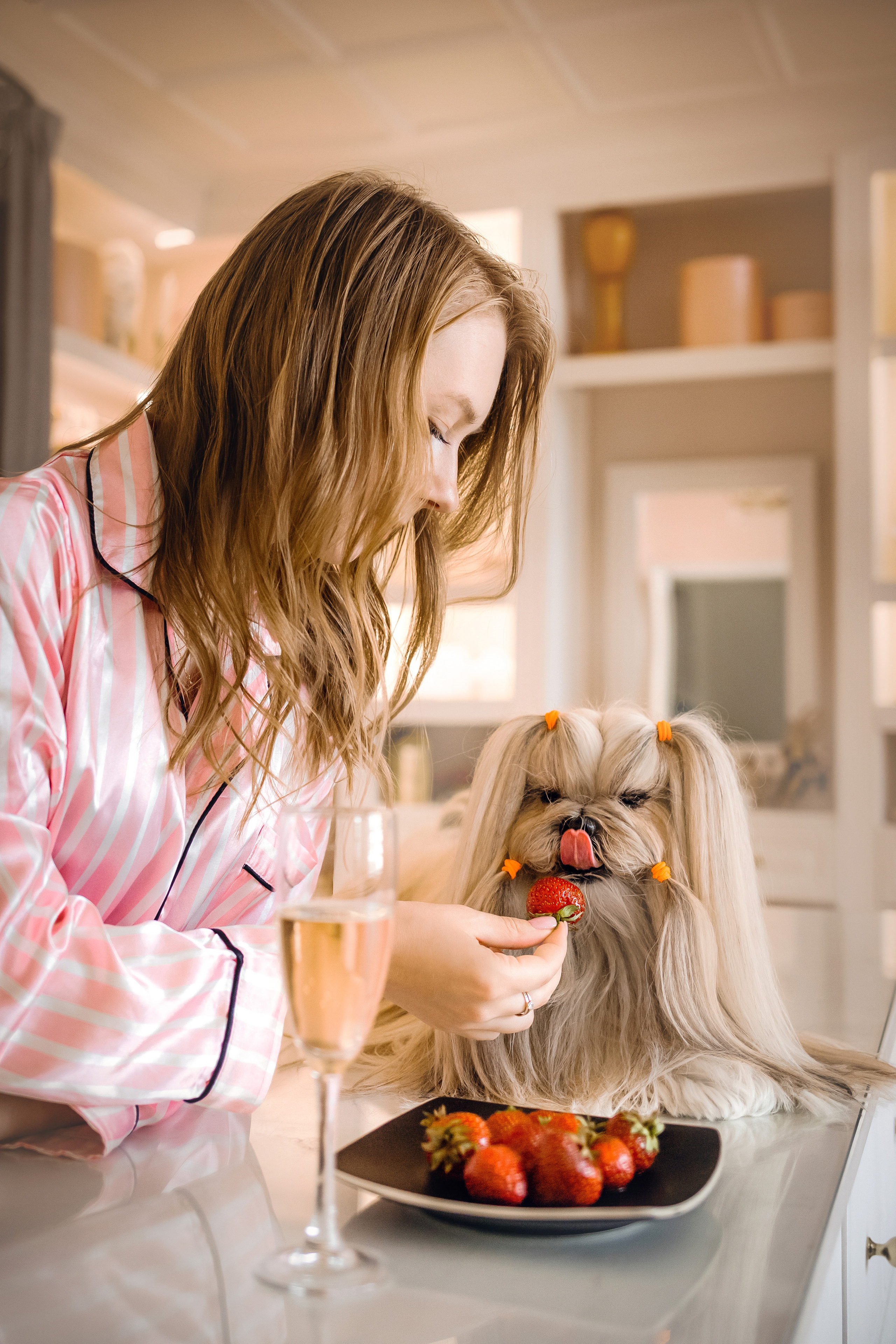 Фотосессия с Алисой и Мартином в студии в Москве