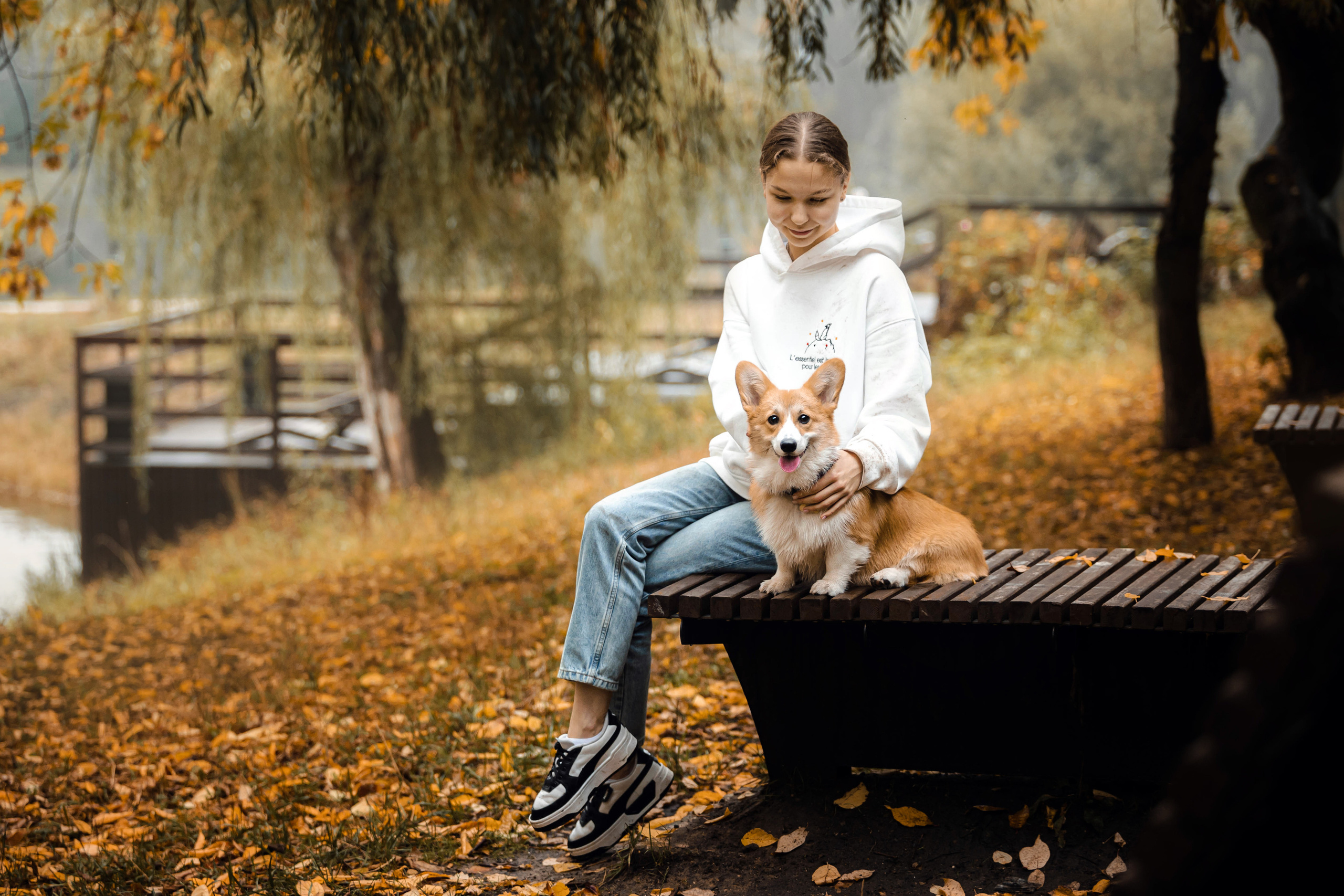 Фотосессия с собакой Заей в Москве