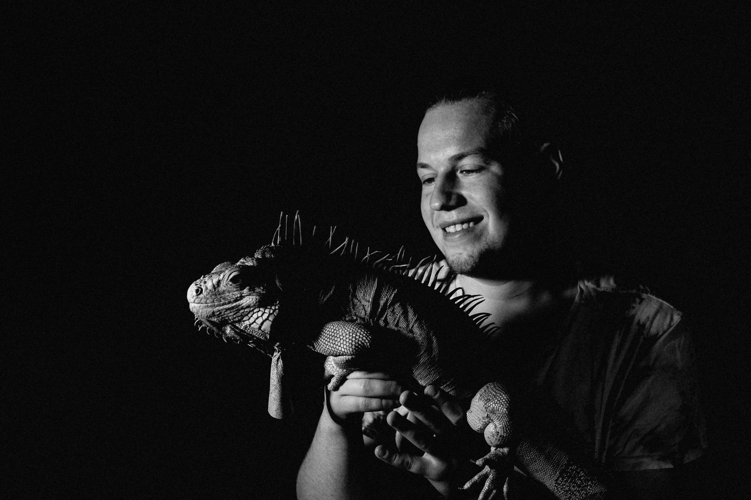 Фотосессия игуаны Иги