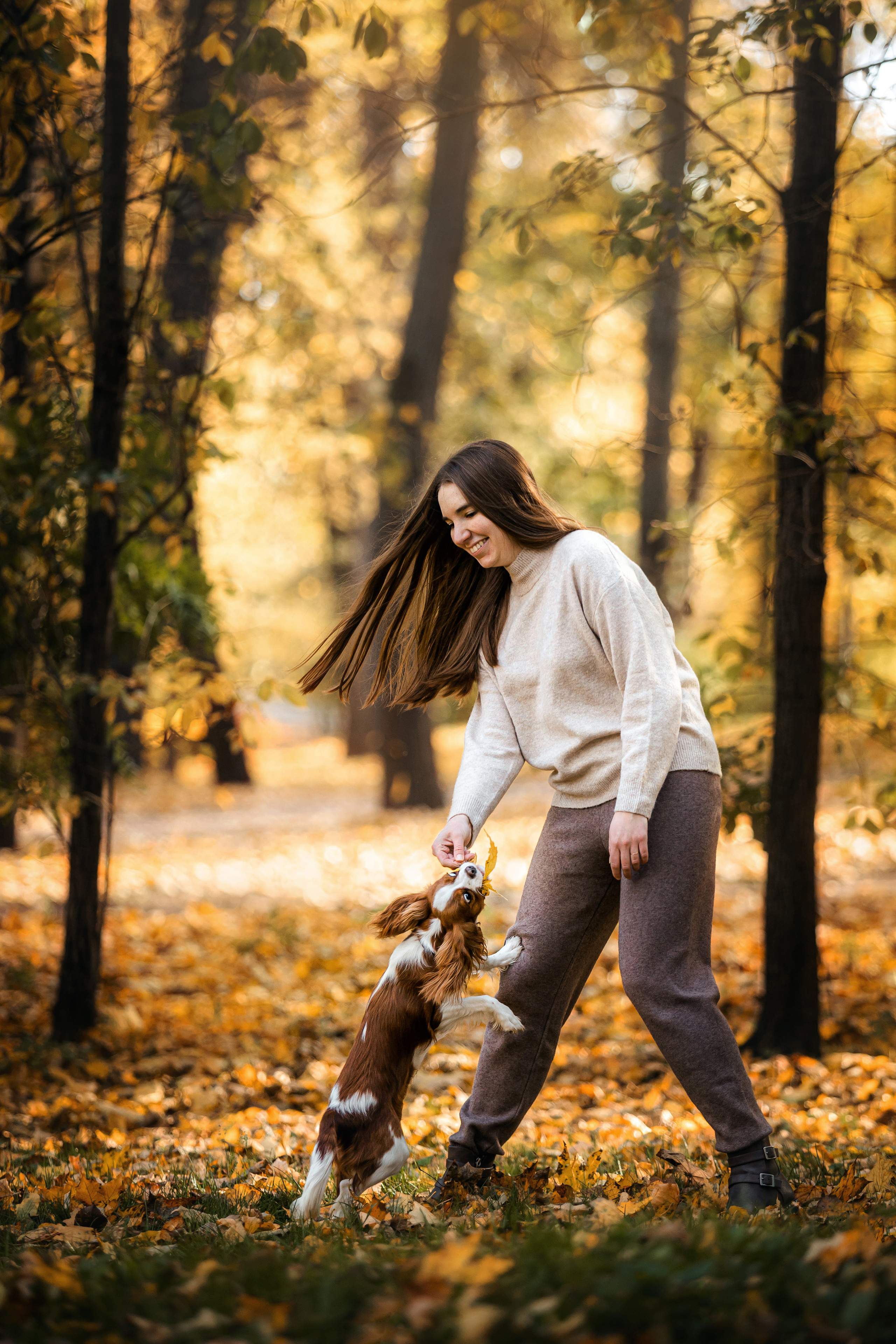 Фотосессия с собакой Флаффи в Москве
