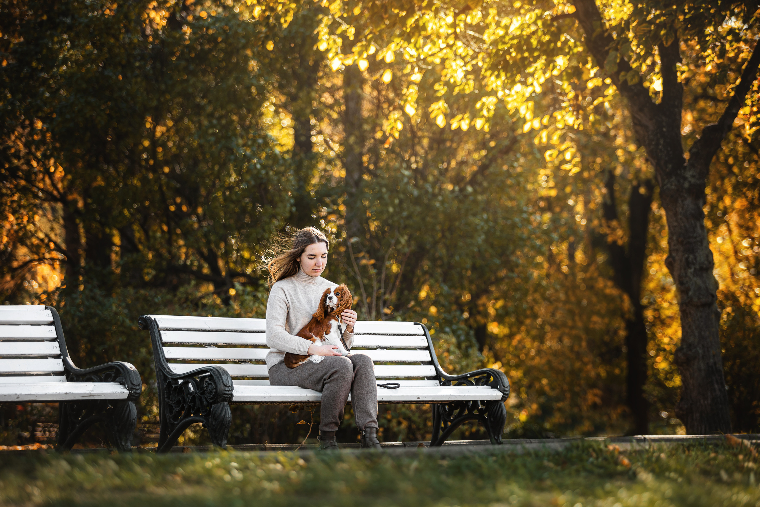 Фотосессия с собакой Флаффи в Москве