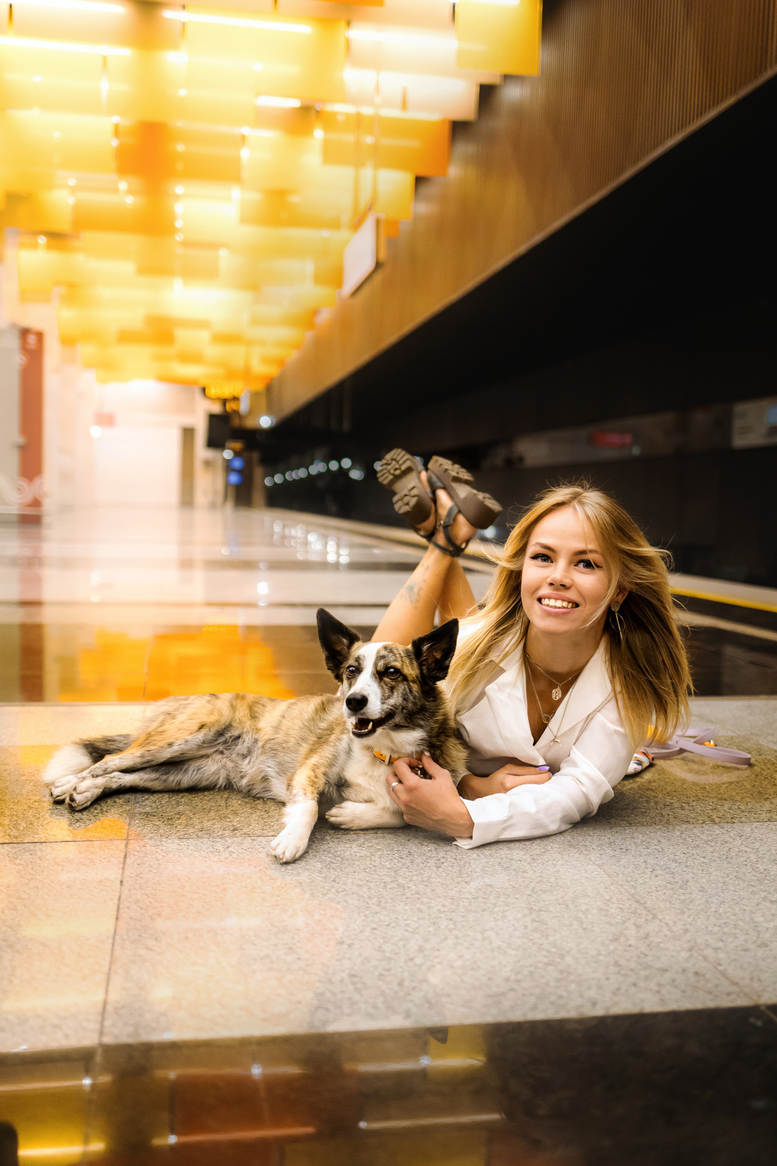 Фотосессия с Дашей и Тори в московском метро