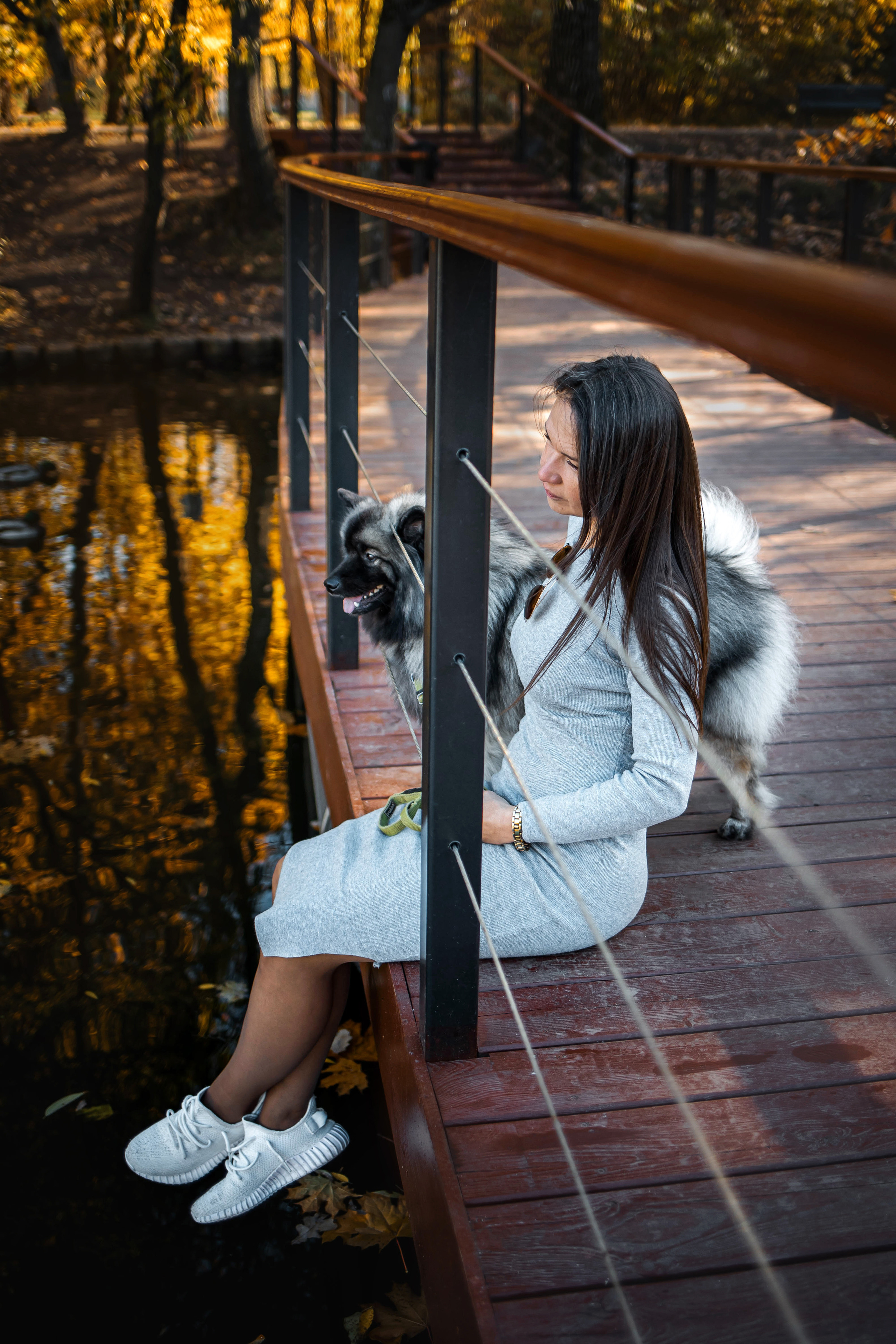 Фотосессия с собакой Чарой в Москве