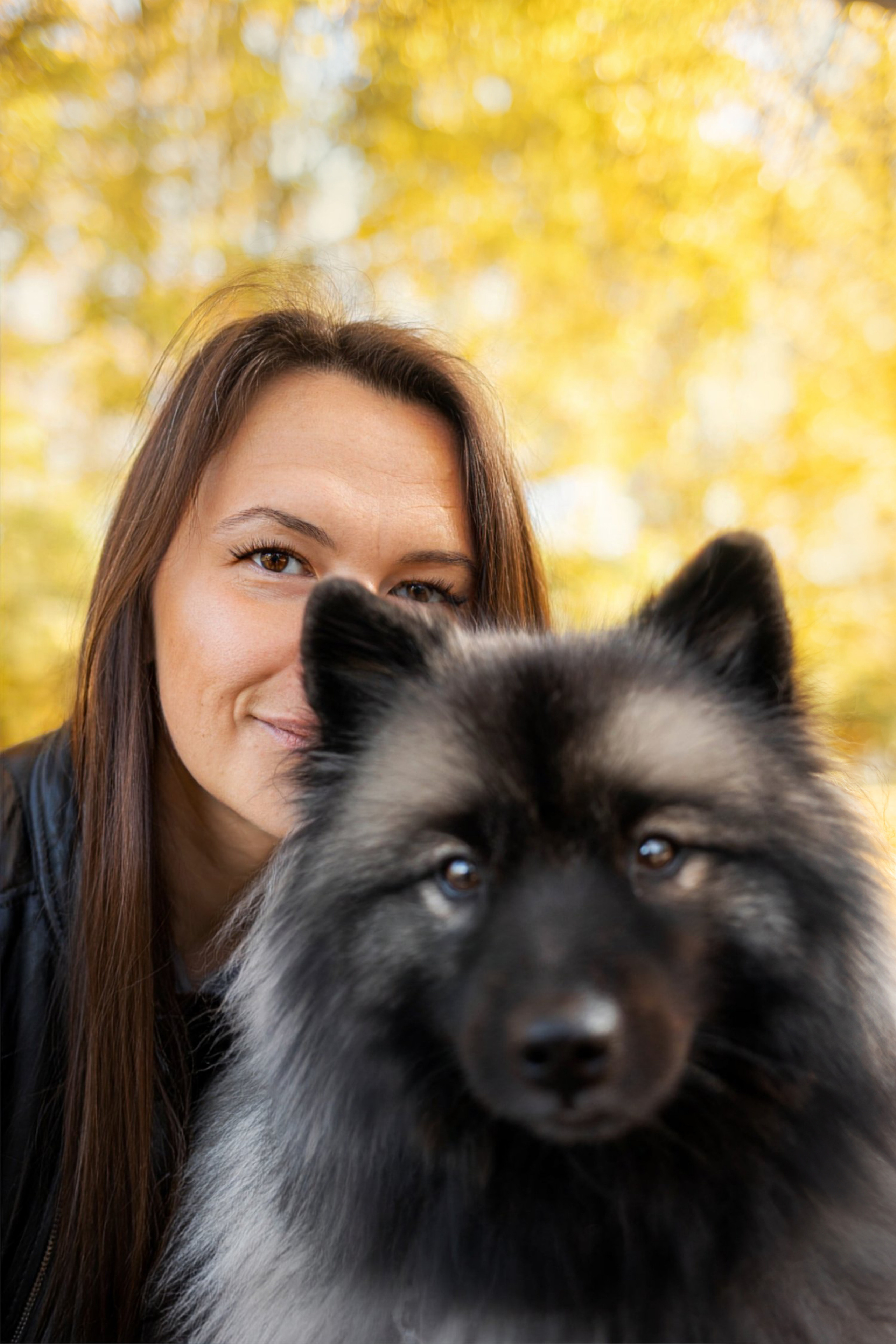 Фотосессия с собакой Чарой в Москве