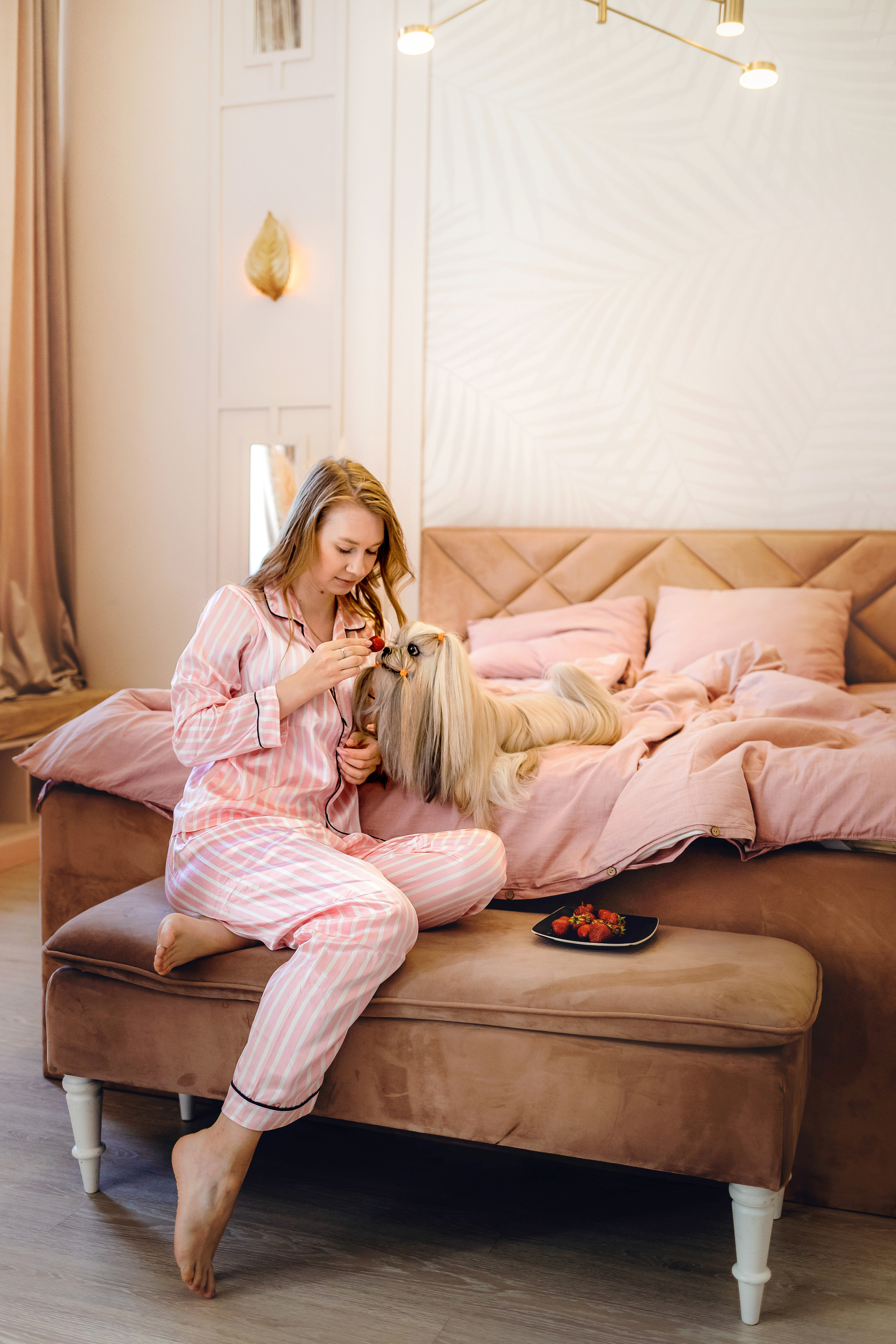 Фотосессия с Алисой и Мартином в студии в Москве