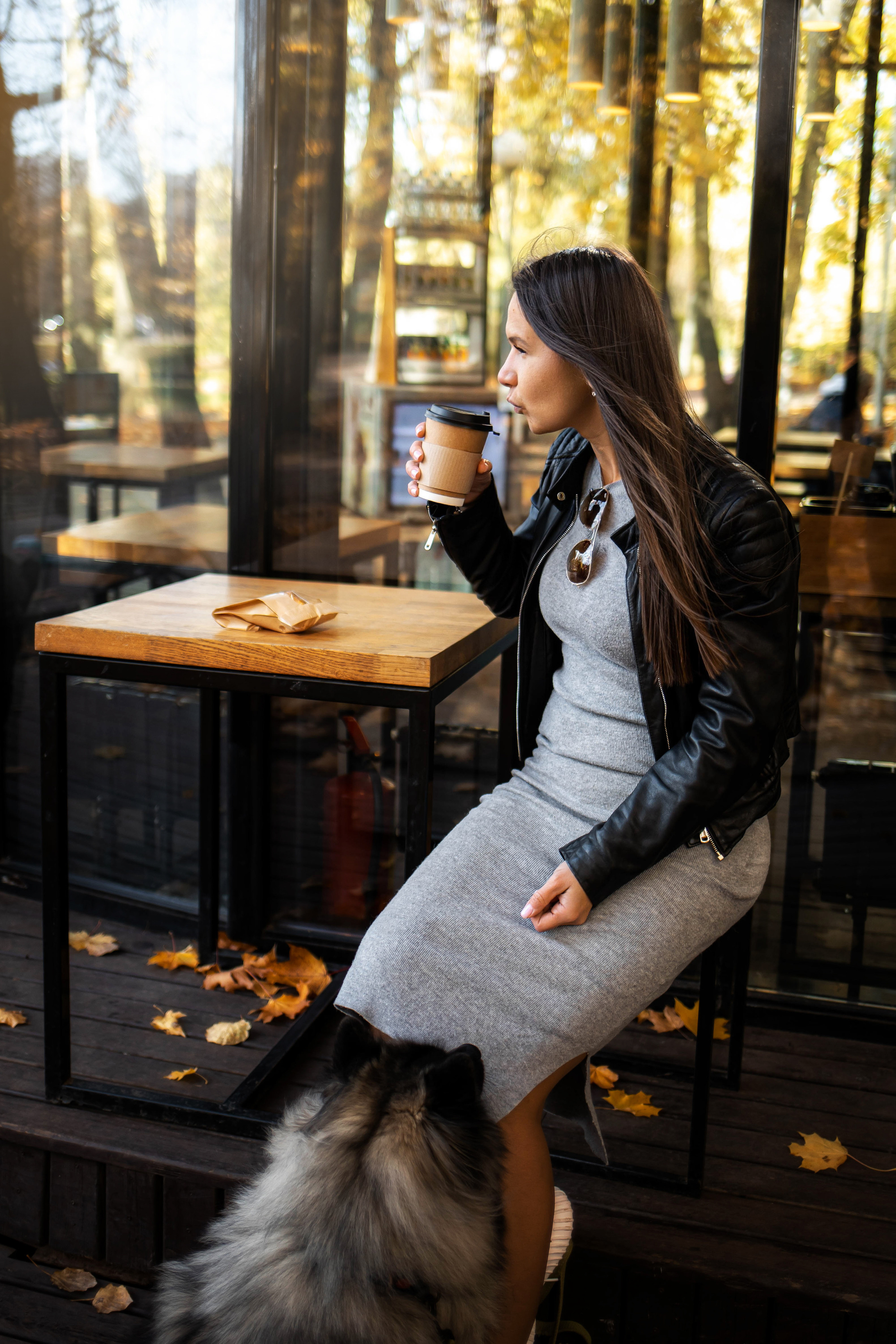 Фотосессия с собакой Чарой в Москве