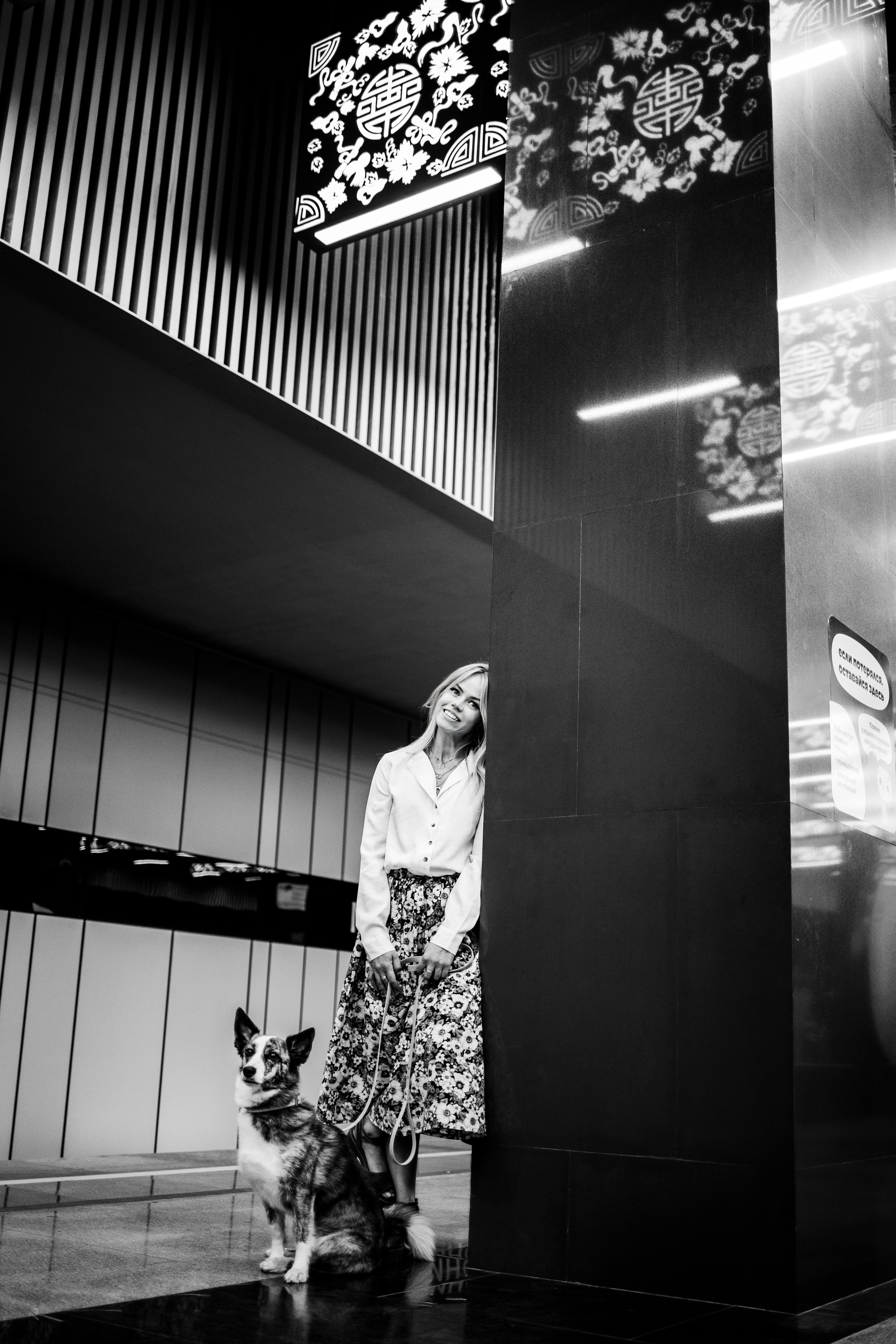 Фотосессия с Дашей и Тори в московском метро