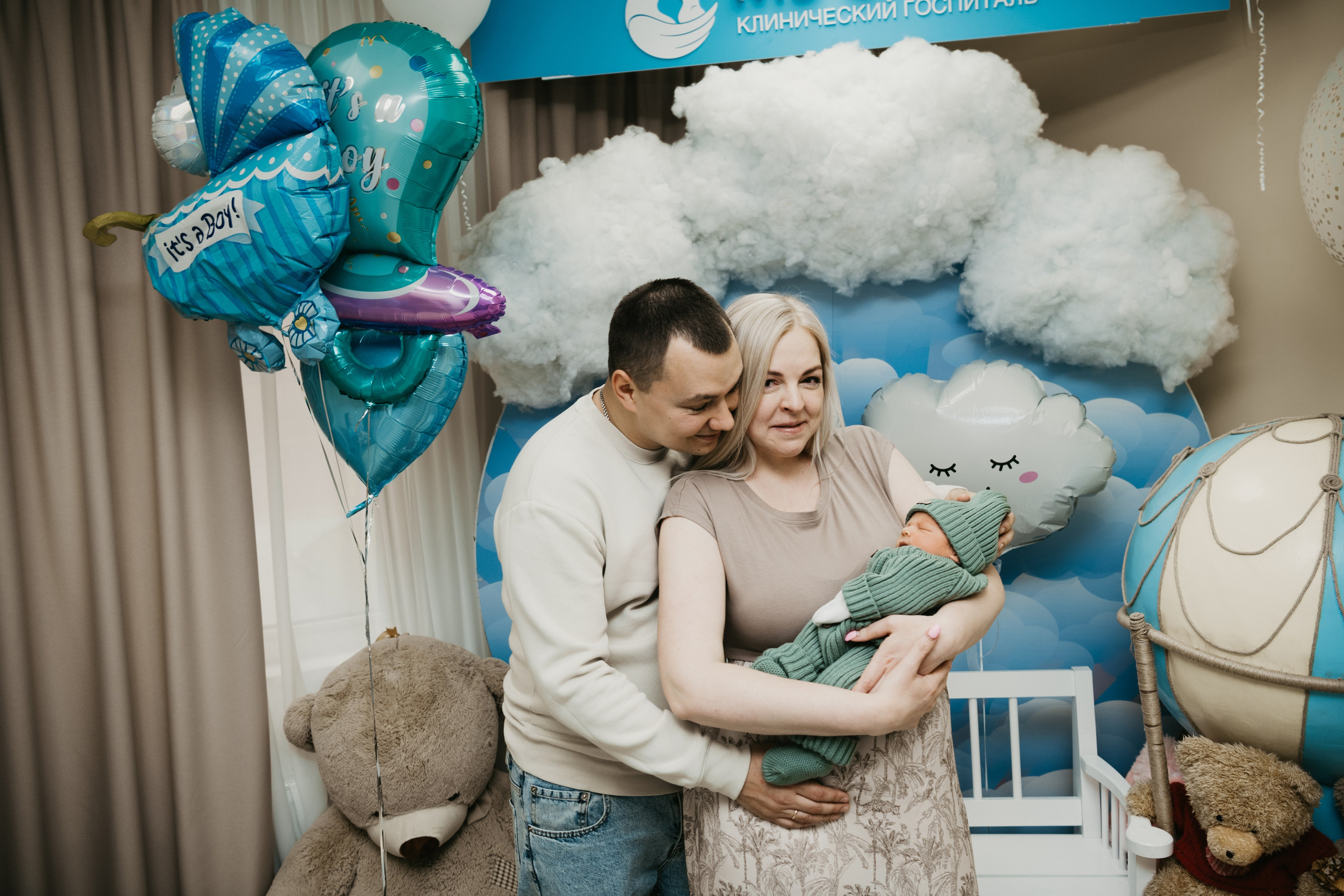 Выписка Степана на Севастопольском. Фотограф на выписку из роддома в Москве и МО