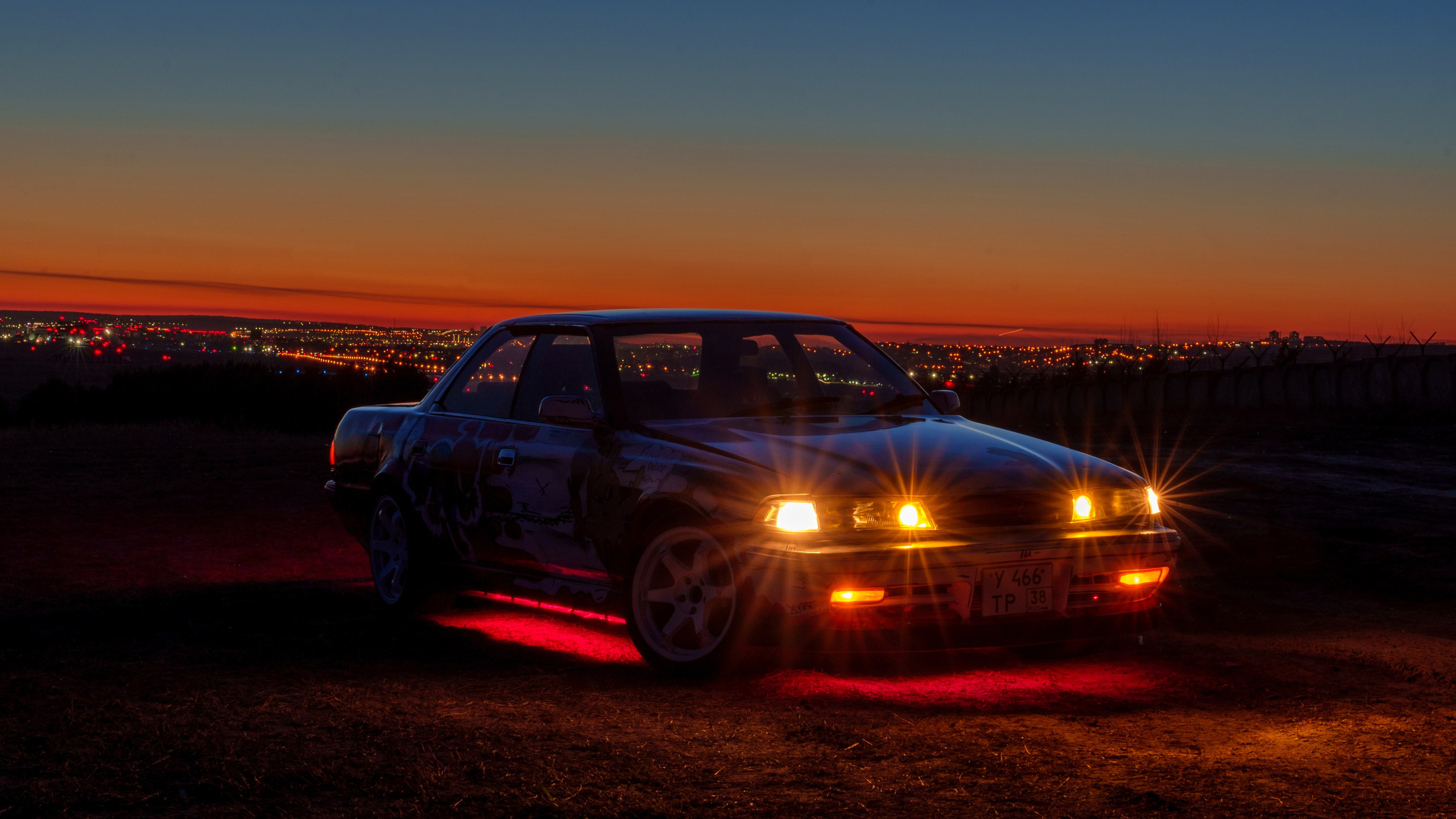 Toyota Mark II (GX 81). Фотограф, видеограф и пилот дрона на Байкале