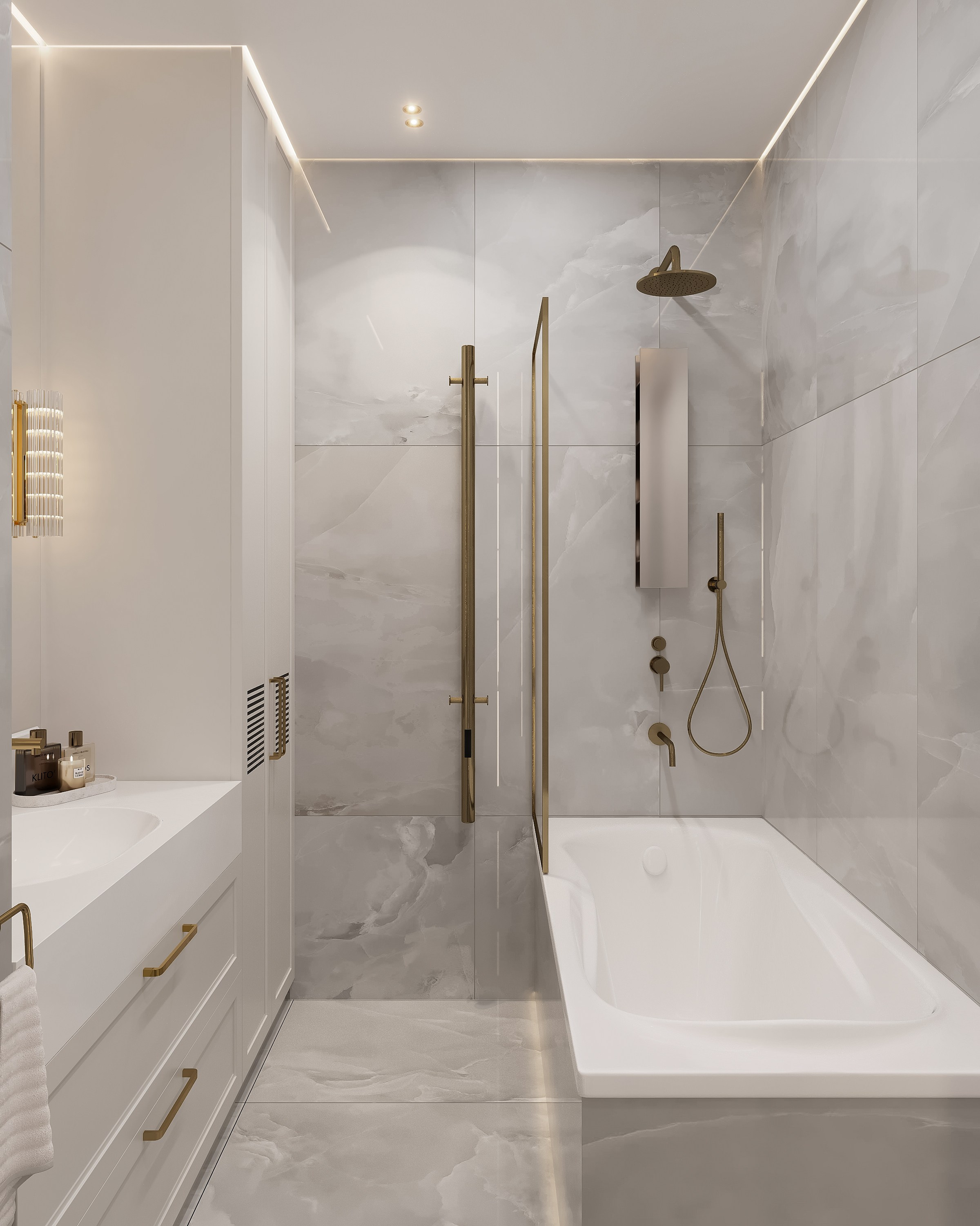 Квартира 60 м². 3Д-Визуализация Наталья Макогонова