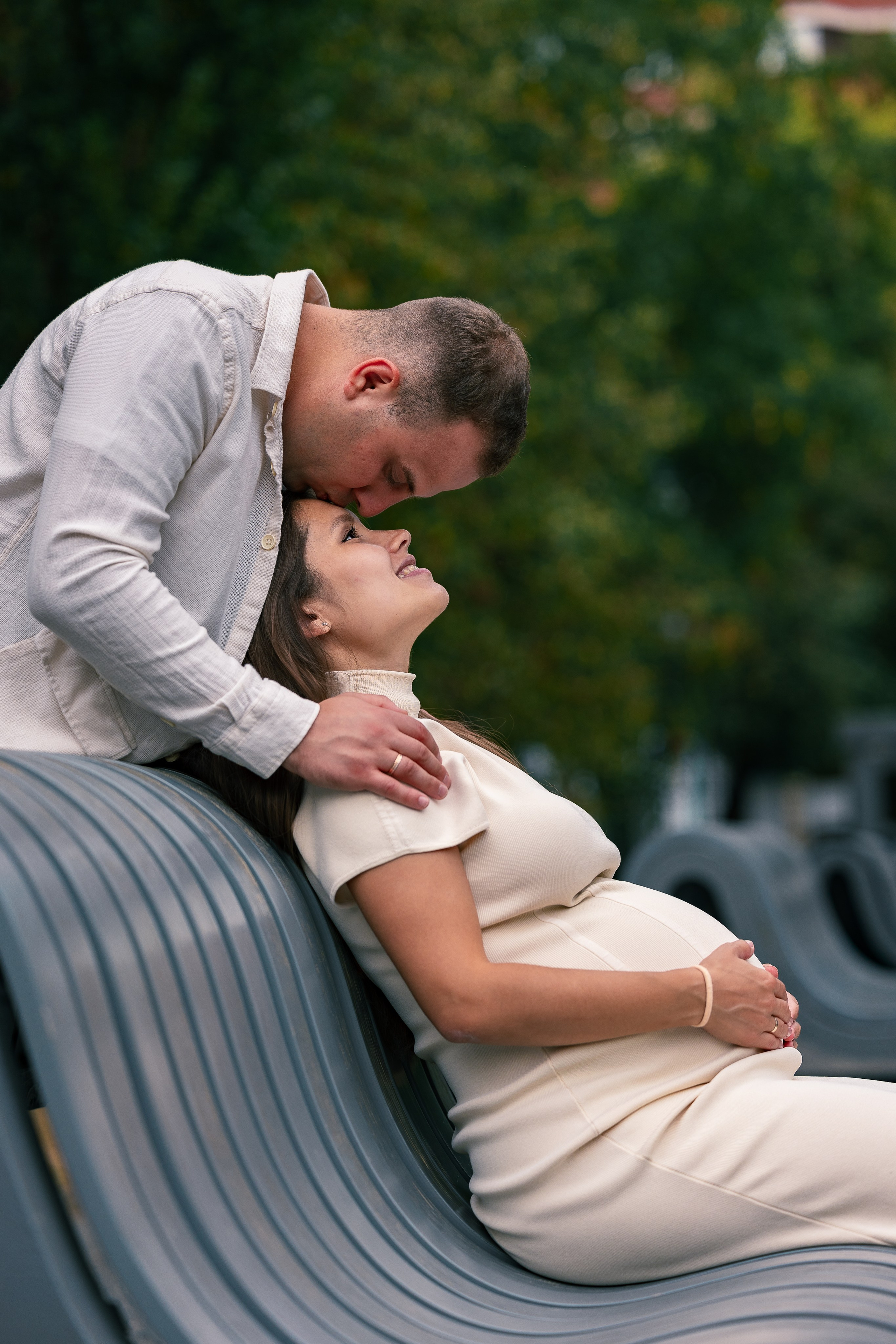 Беременность: прогулка в парке Музеон. Свадебный и семейный фотограф в Москве Красинская Мария
