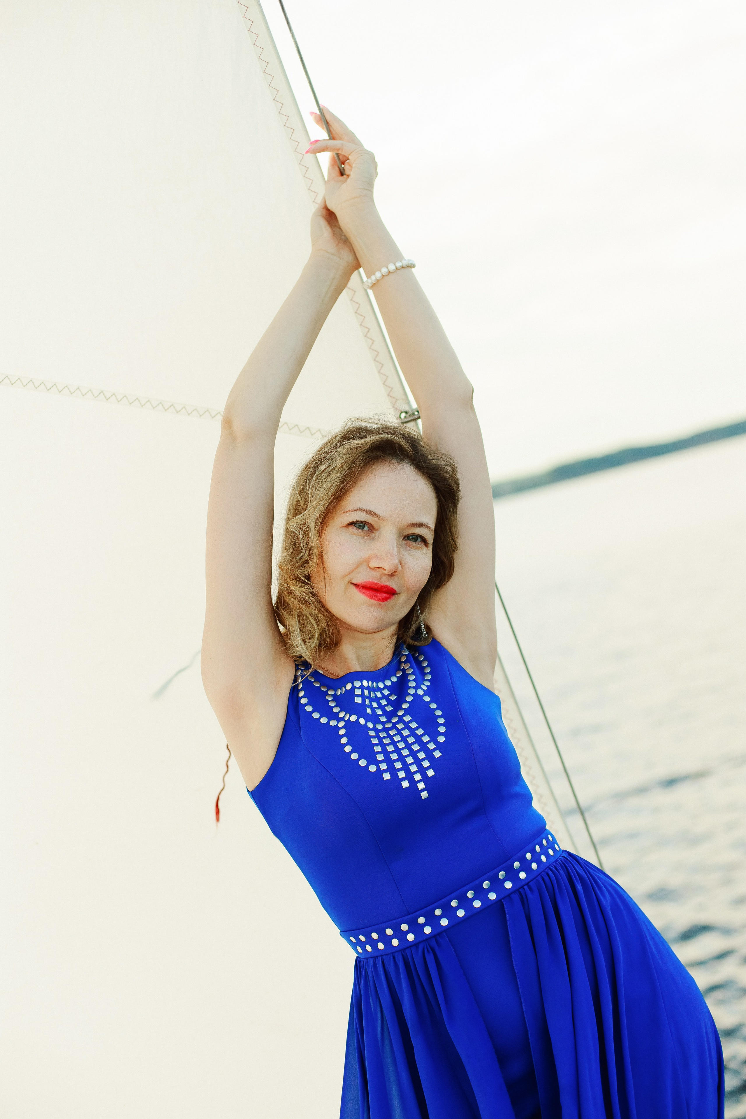 Фотосессия на яхте. Контентный фотограф в Перми Натали Кытманова