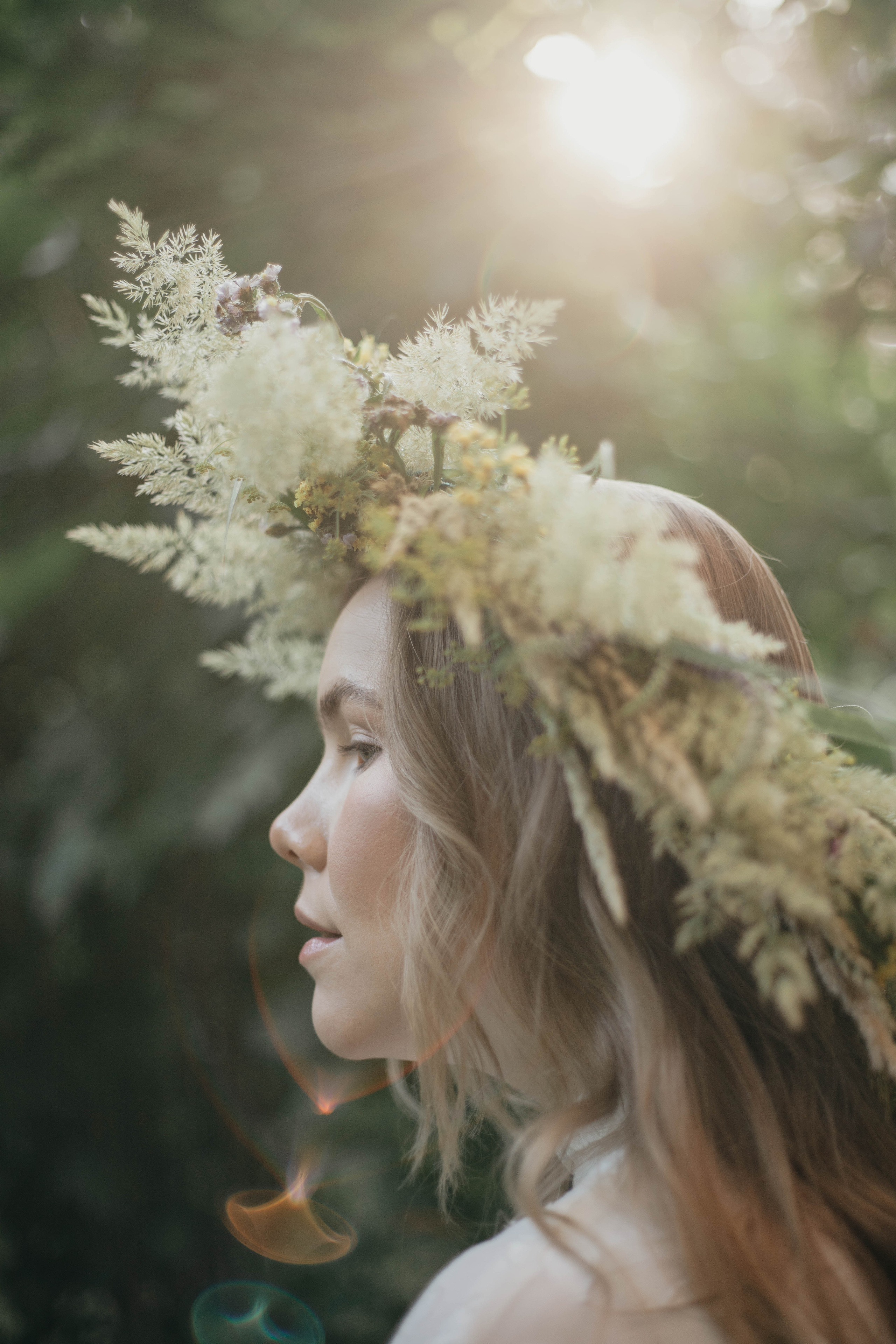 Аня и озеро на рассвете. Фотограф Каролина