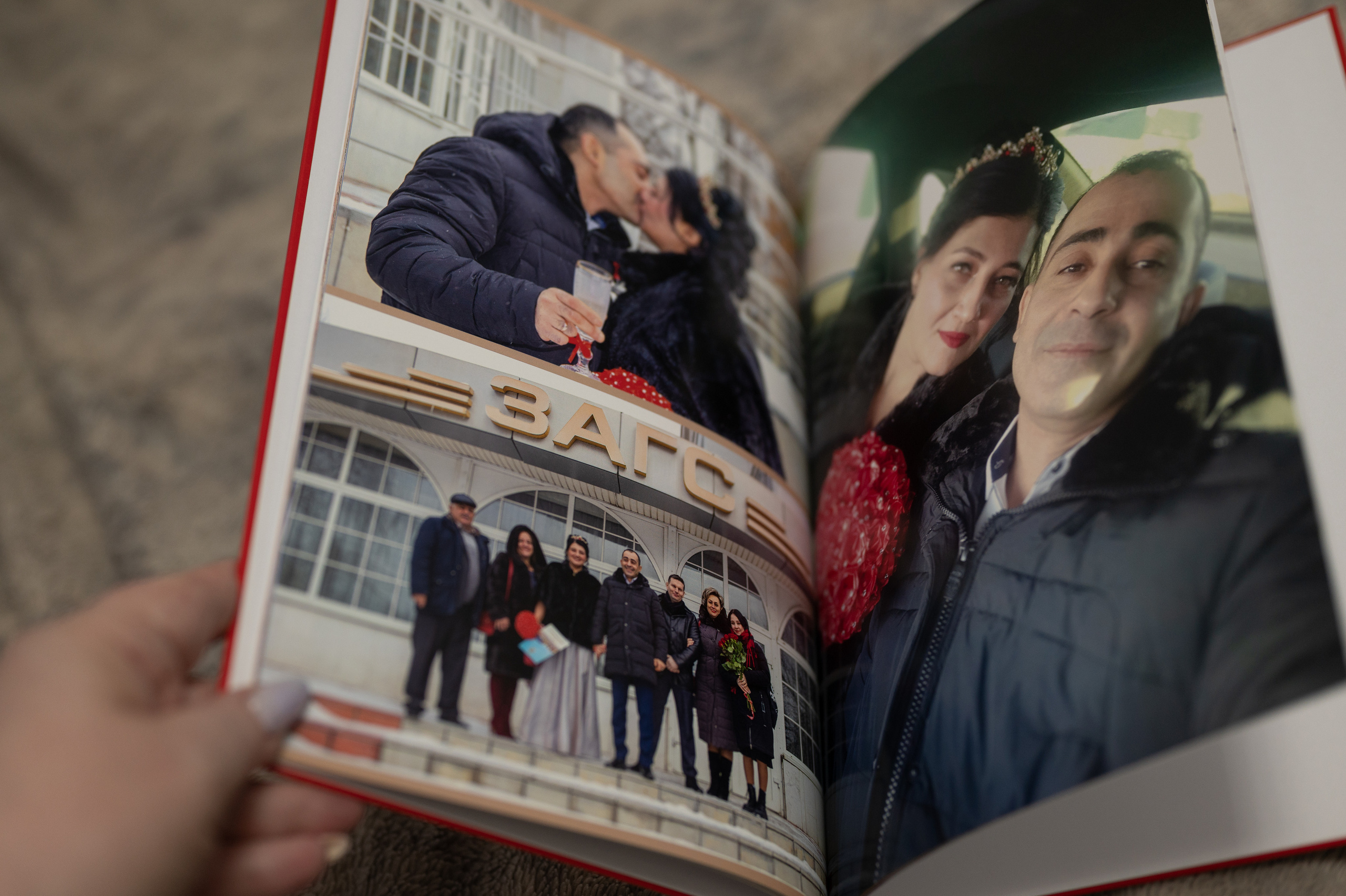 Свадебная постраничная книга. Фотограф г. Пенза — Светлана Зойкина