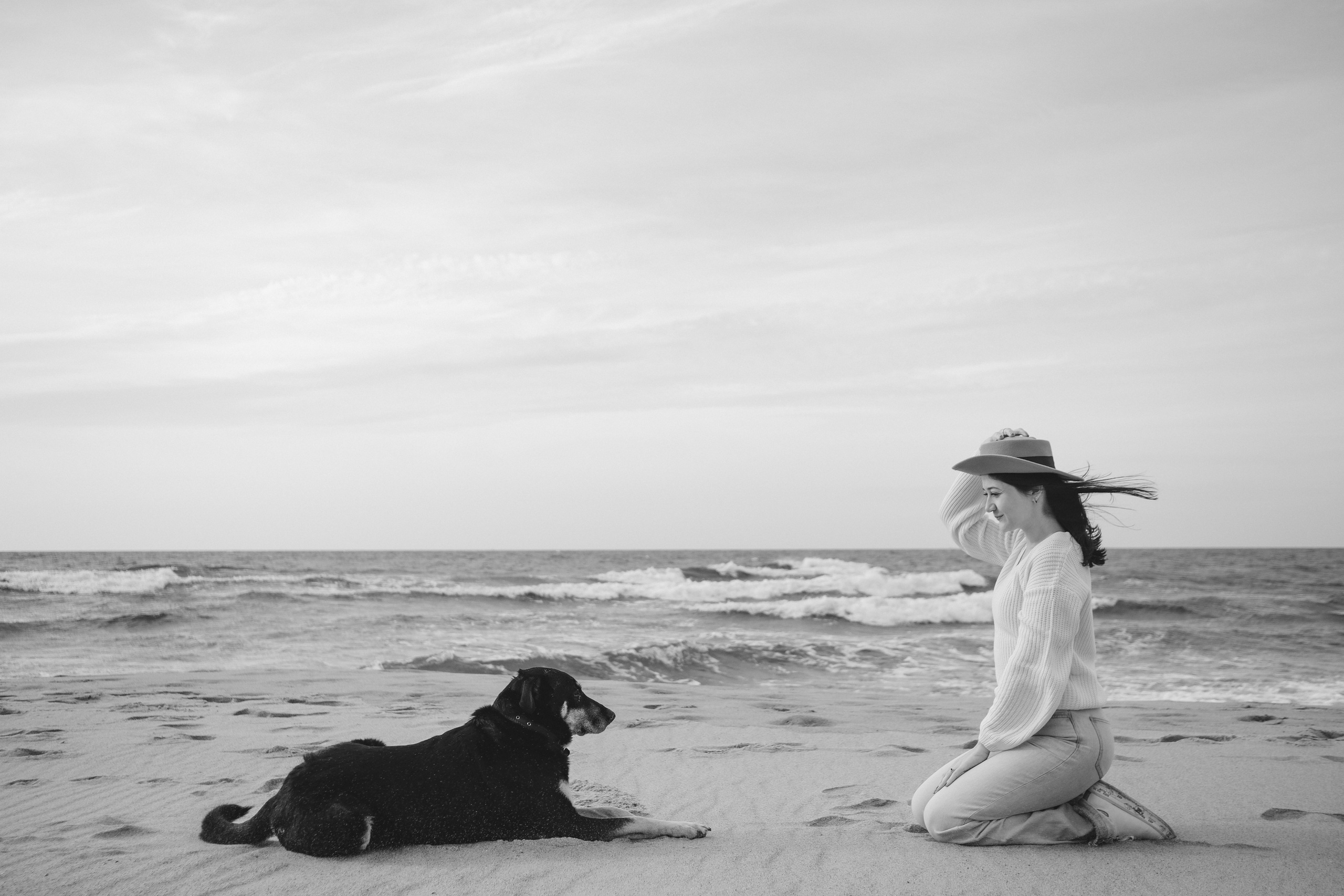 Мечта о Балтийской косе…и собаке. Съемка для Ани. Фотограф в Москве (готова приехать к вам в город)