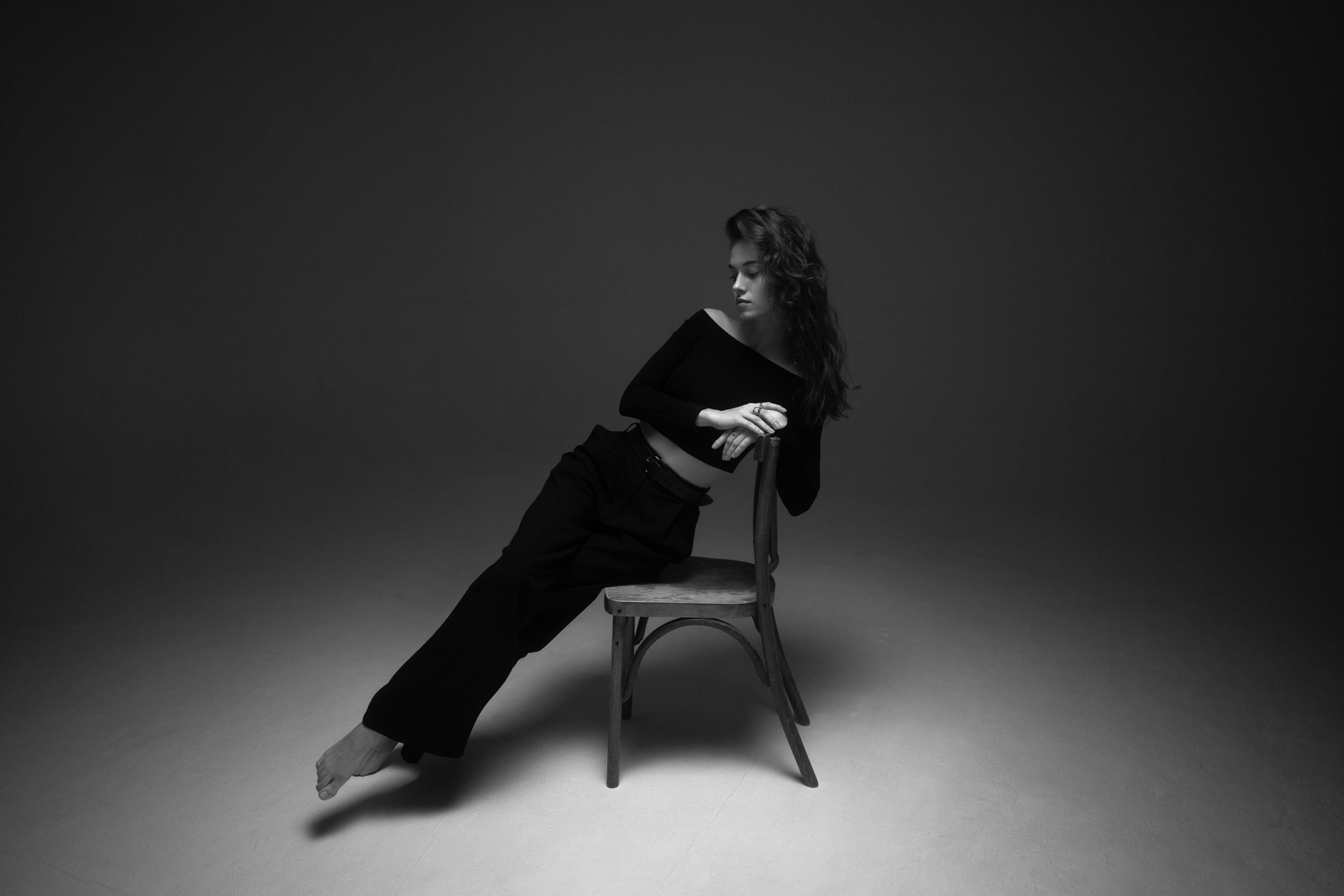 Портретная фотосессия Тани в студии, Казань — Нежность и стиль