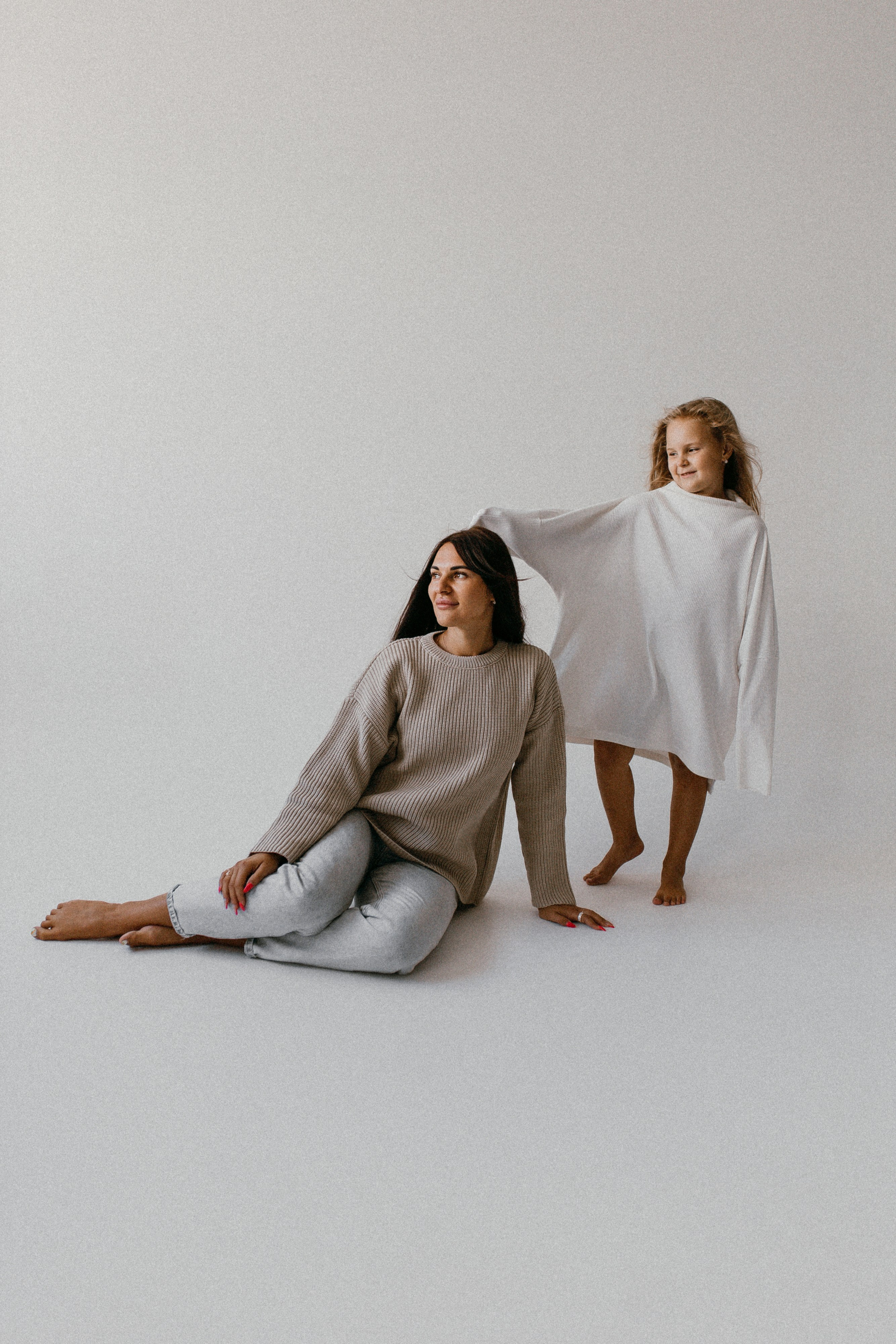 Есения и мама. Семейный фотограф Губкин/Старый Оскол