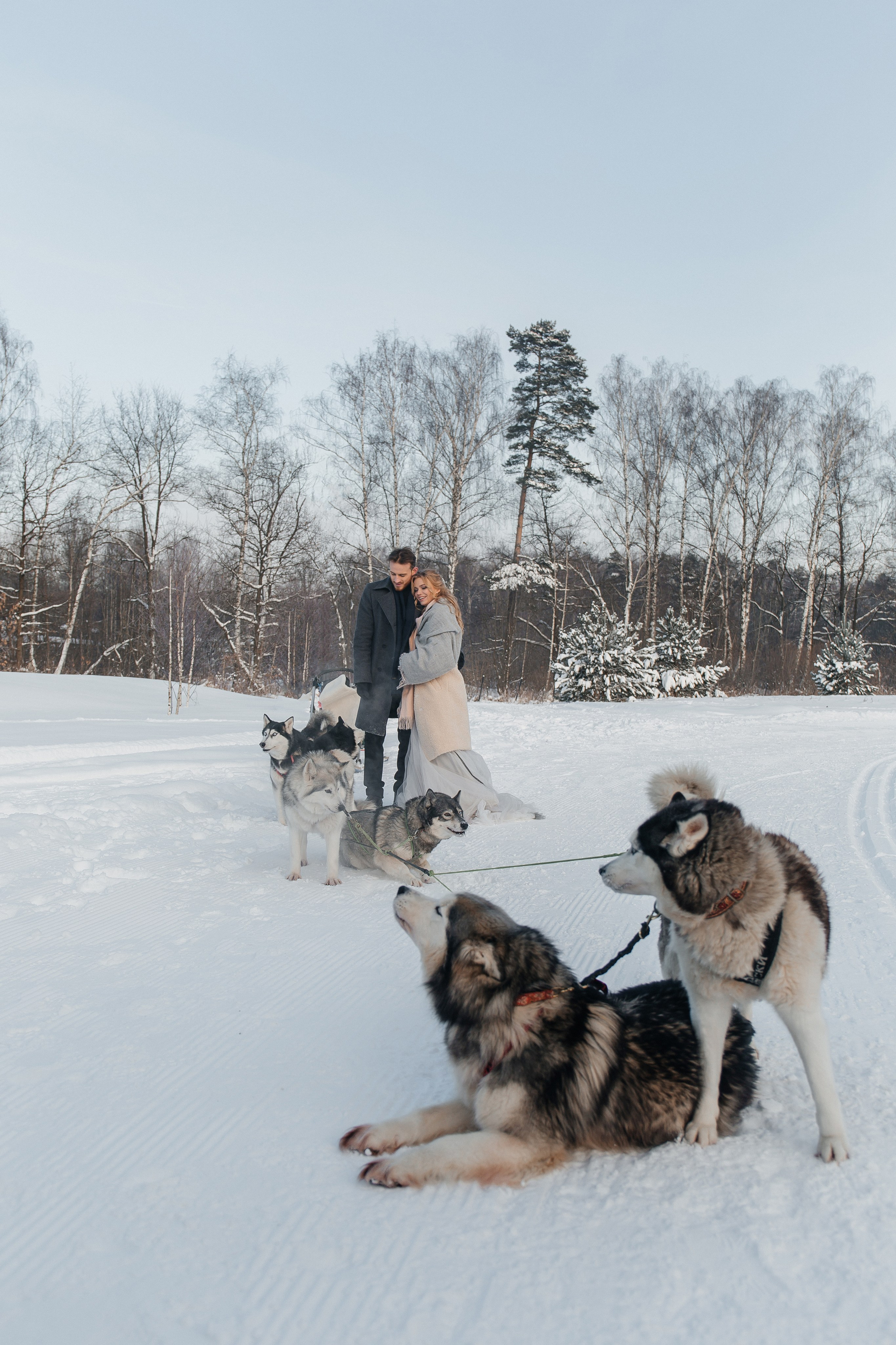 Свадебная фотосессия зимой. Фото Радости. Свадебный и семейный фотограф в Москве Юлия Самойлова