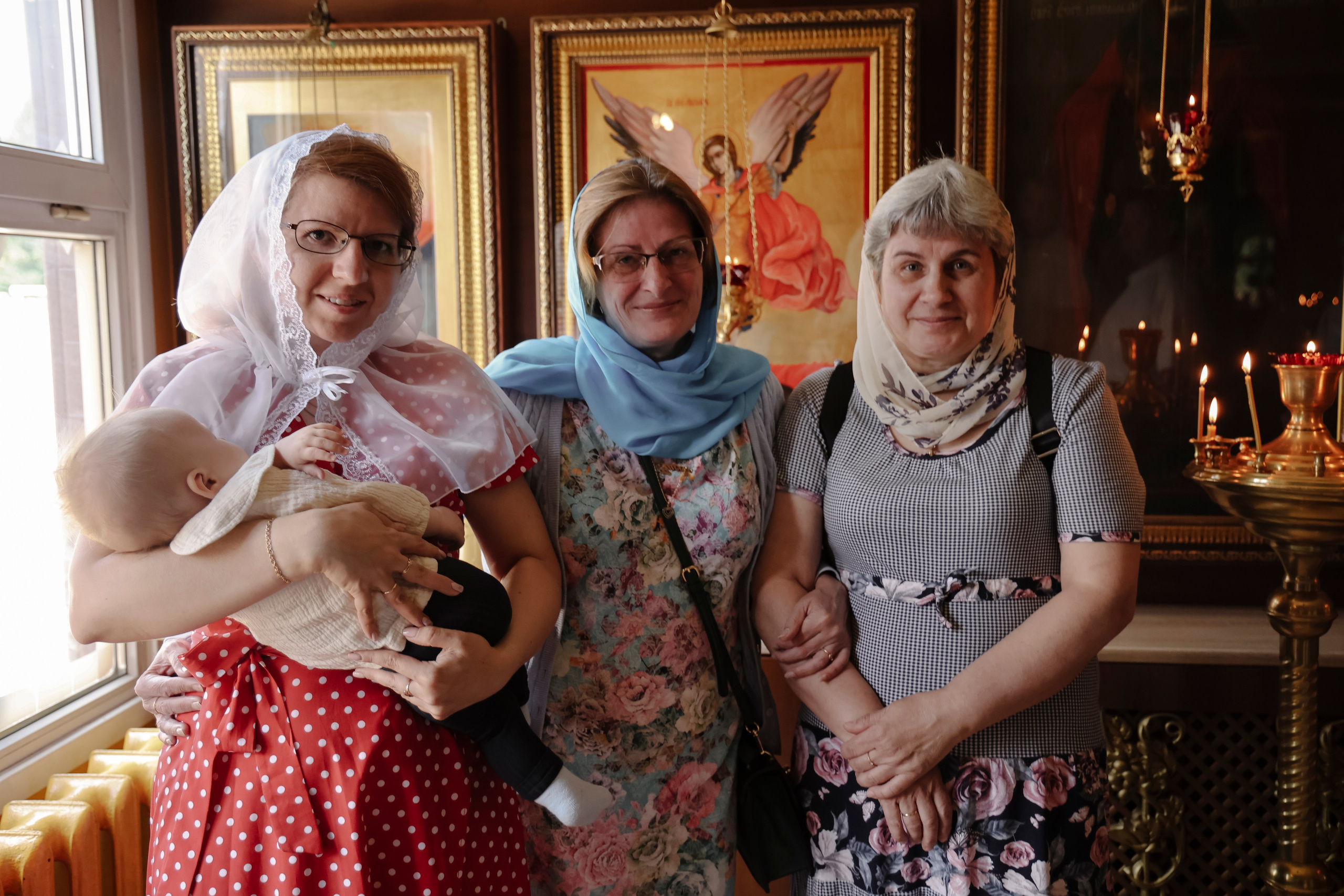 Крещение Анастасии. Фотограф новорожденных