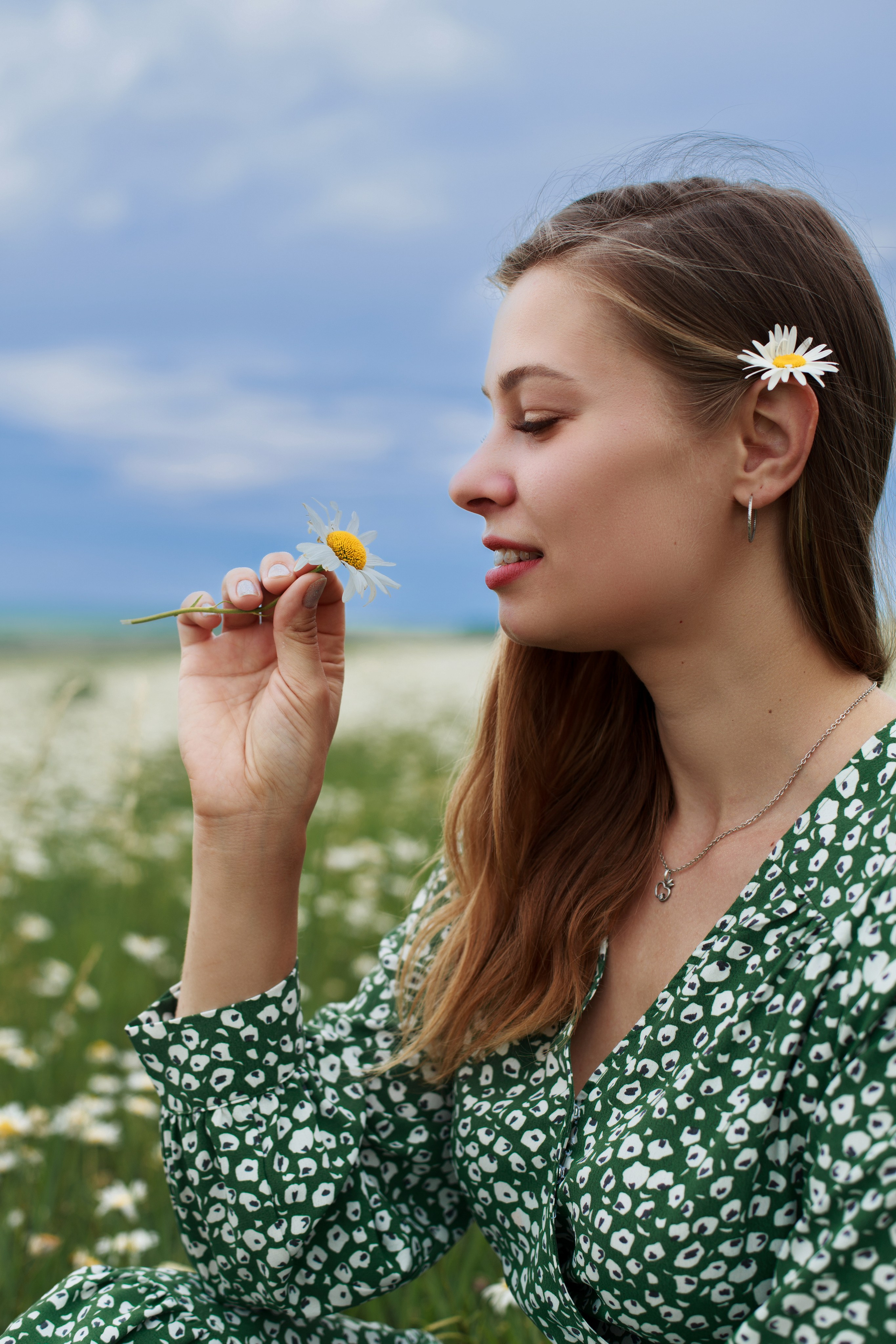 Ромашковое поле — Елизавета. Фотограф Ставрополь Пятигорск Елизавета Дарина