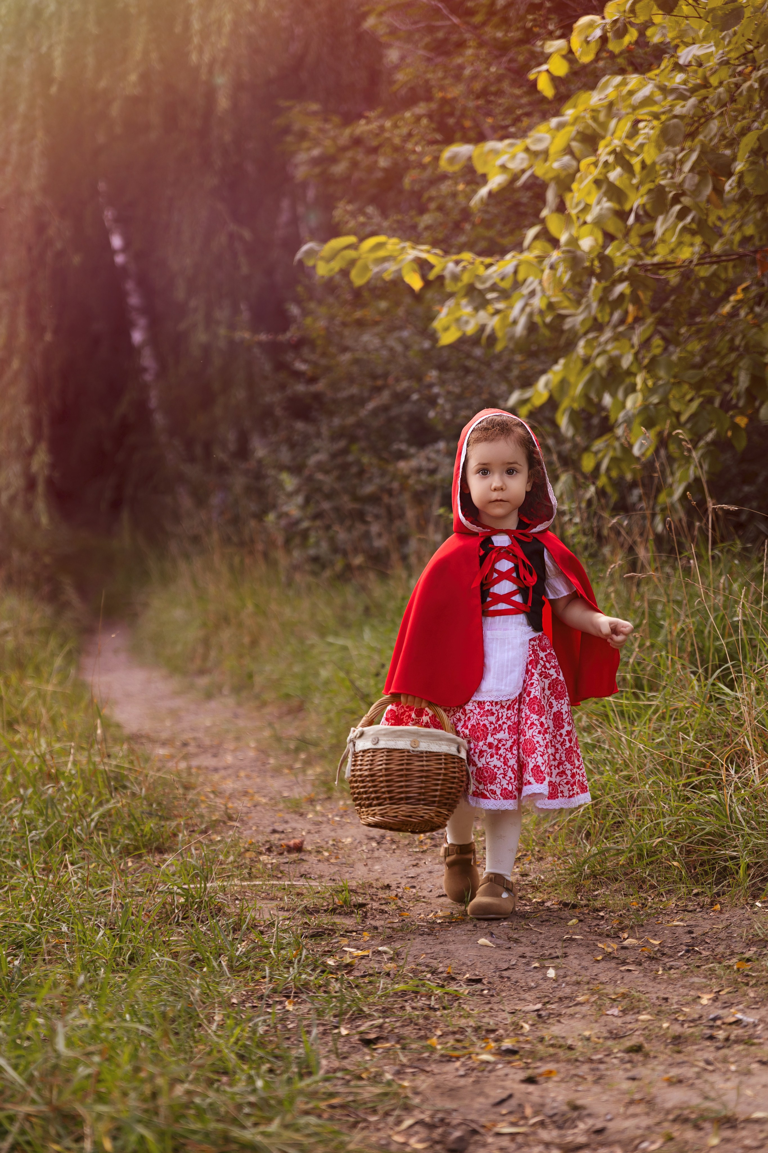 История невероятно храброй и милой Красной шапочки). Трубинова Екатерина | Семейный фотограф | Москва