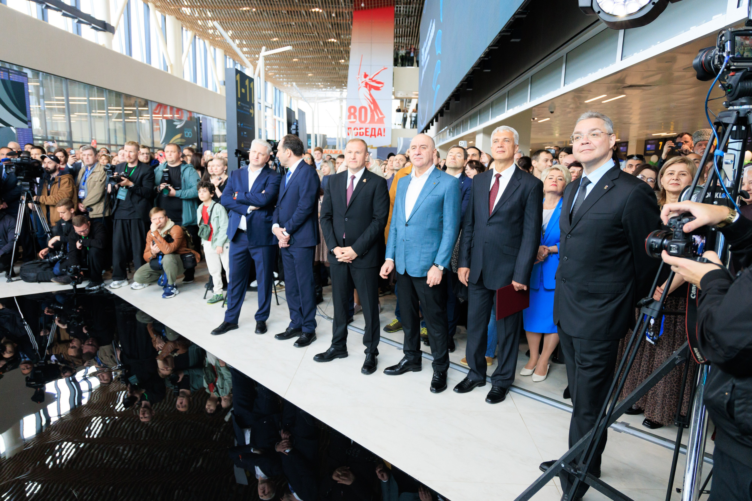 Открытие нового терминала Международного аэропорта Минеральные воды им. М. Ю. Лермонтова!. Репортажный и свадебный фотограф Пятигорск и КМВ