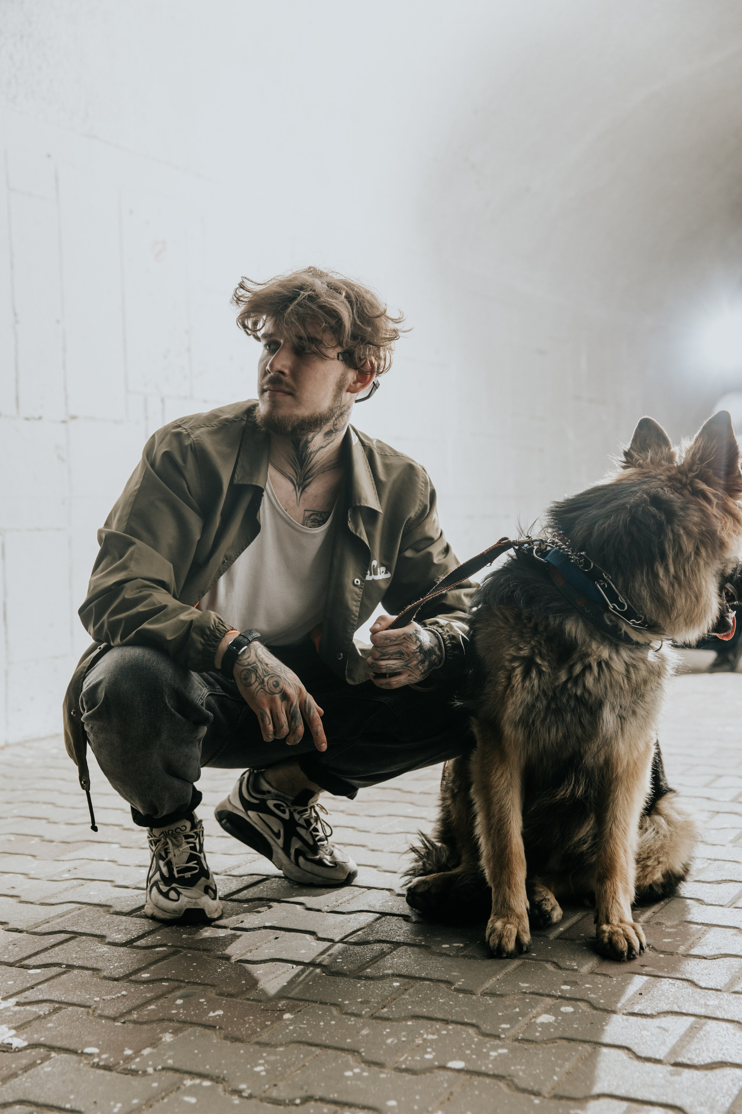 Никита и его верный друг Грэй. Omar Shapiev