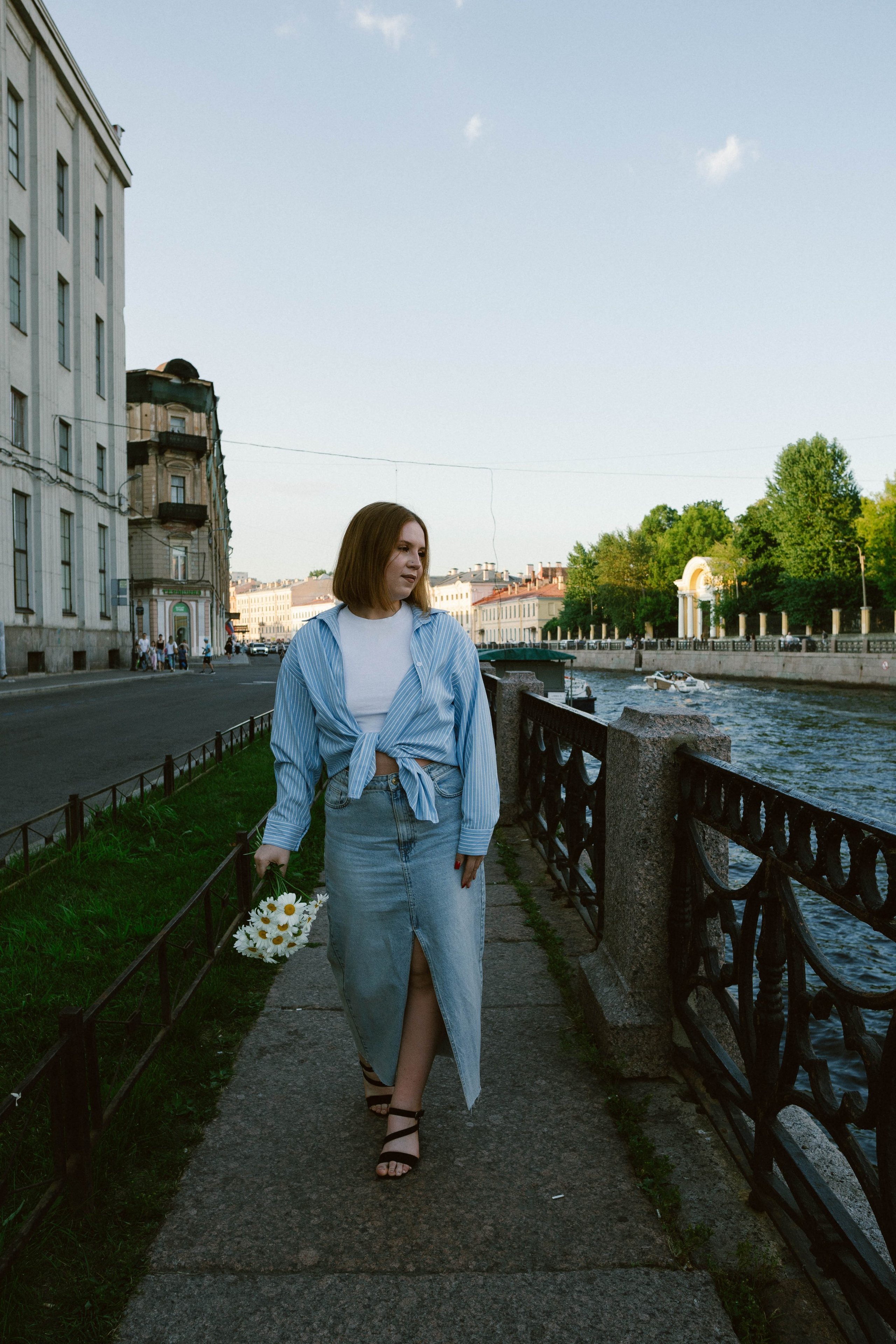 Виктория, ромашки и летний закат. Фотограф в Санкт-Петербурге Головина Анастасия