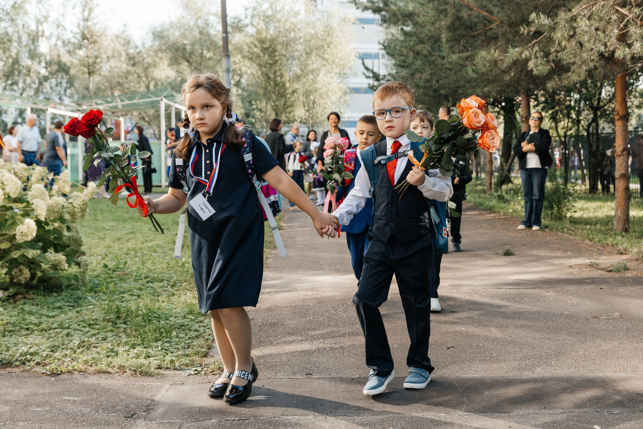 1 сентября 1 класс. Фотограф Москва Шептаев Артём