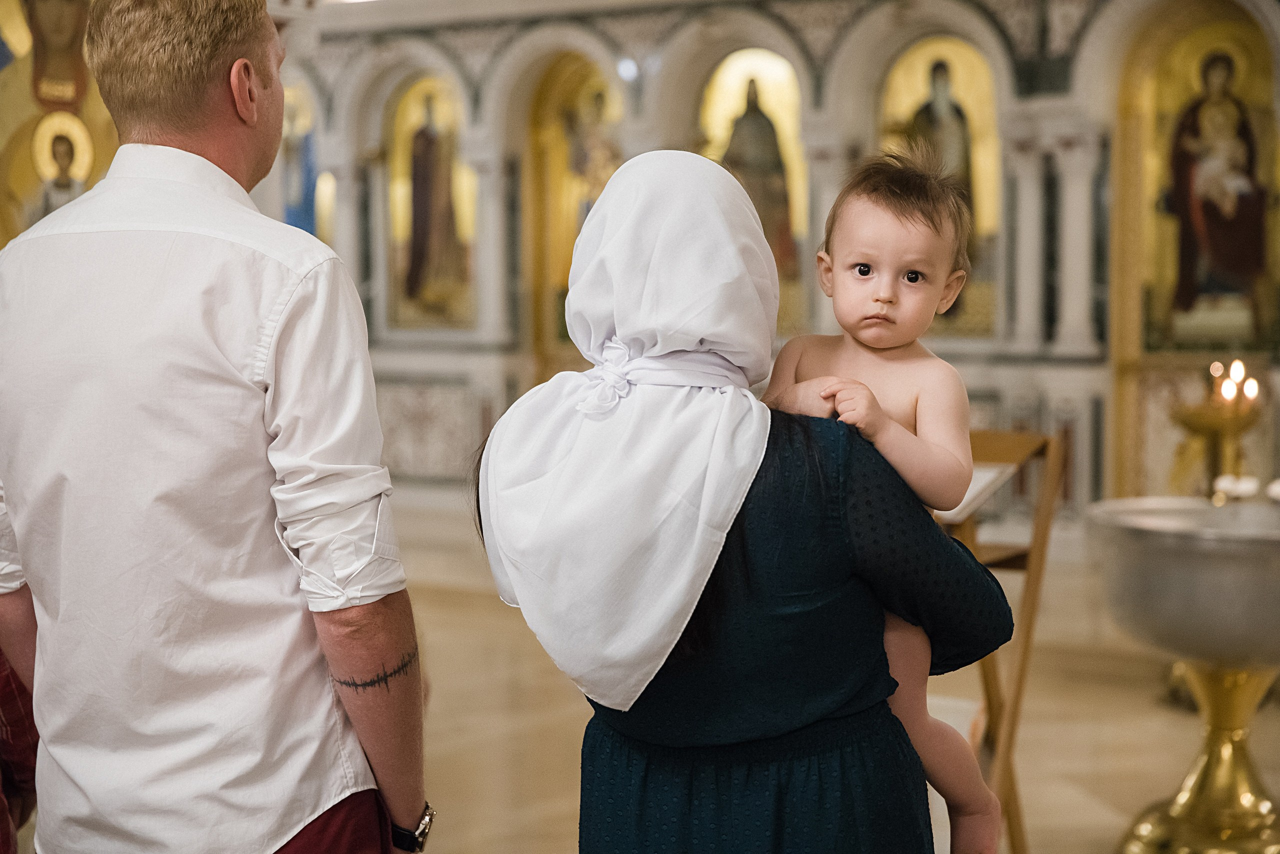 Таинство крещения. Фотограф в спб Александр Потапов