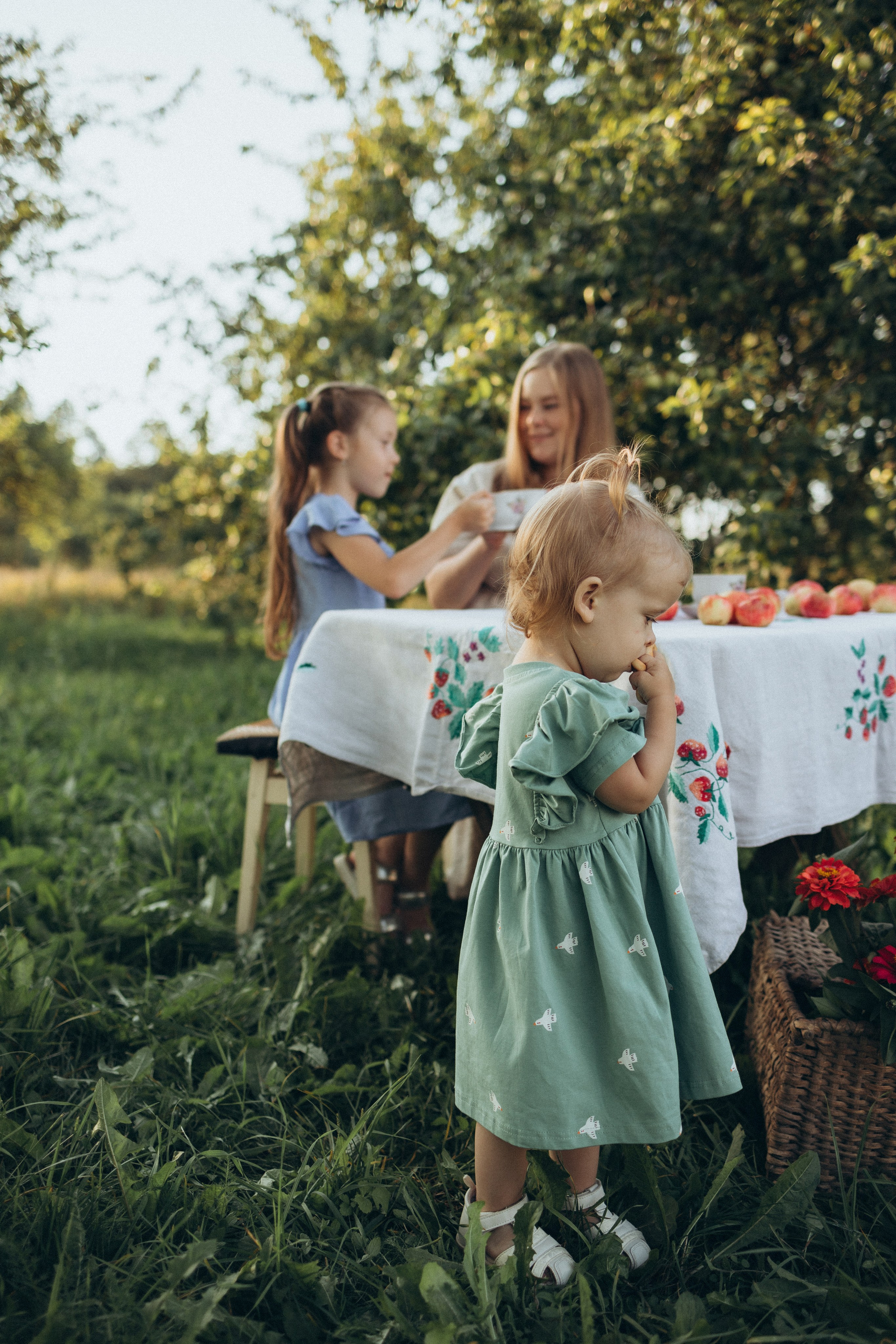 Чаепитие в саду. Фотограф Елена Рябцева