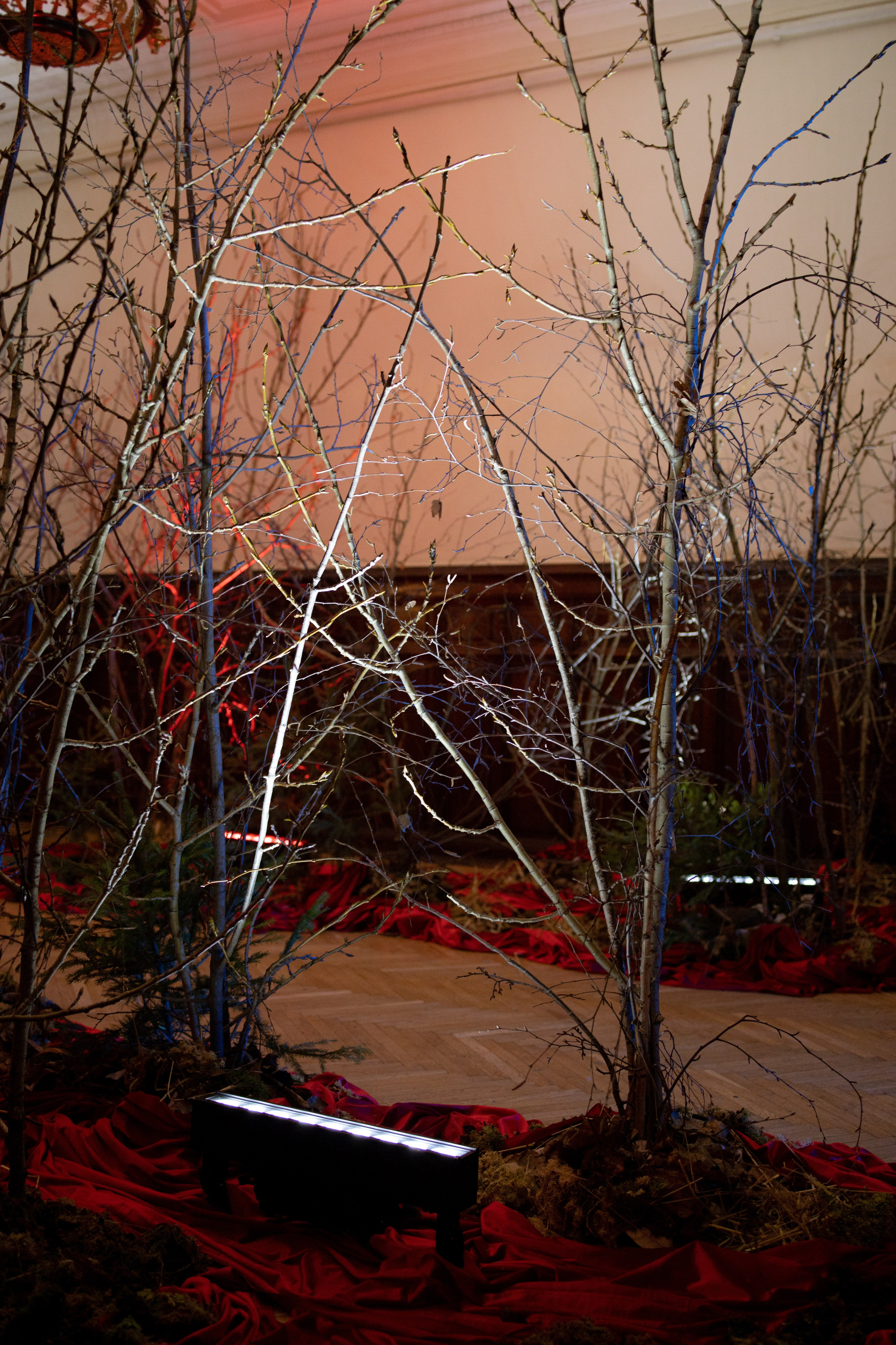 Новогодний корпоратив в фольклорном стиле. Особняк Лемана. Оформление свадеб, декор свадеб Вера Маркова, Москва