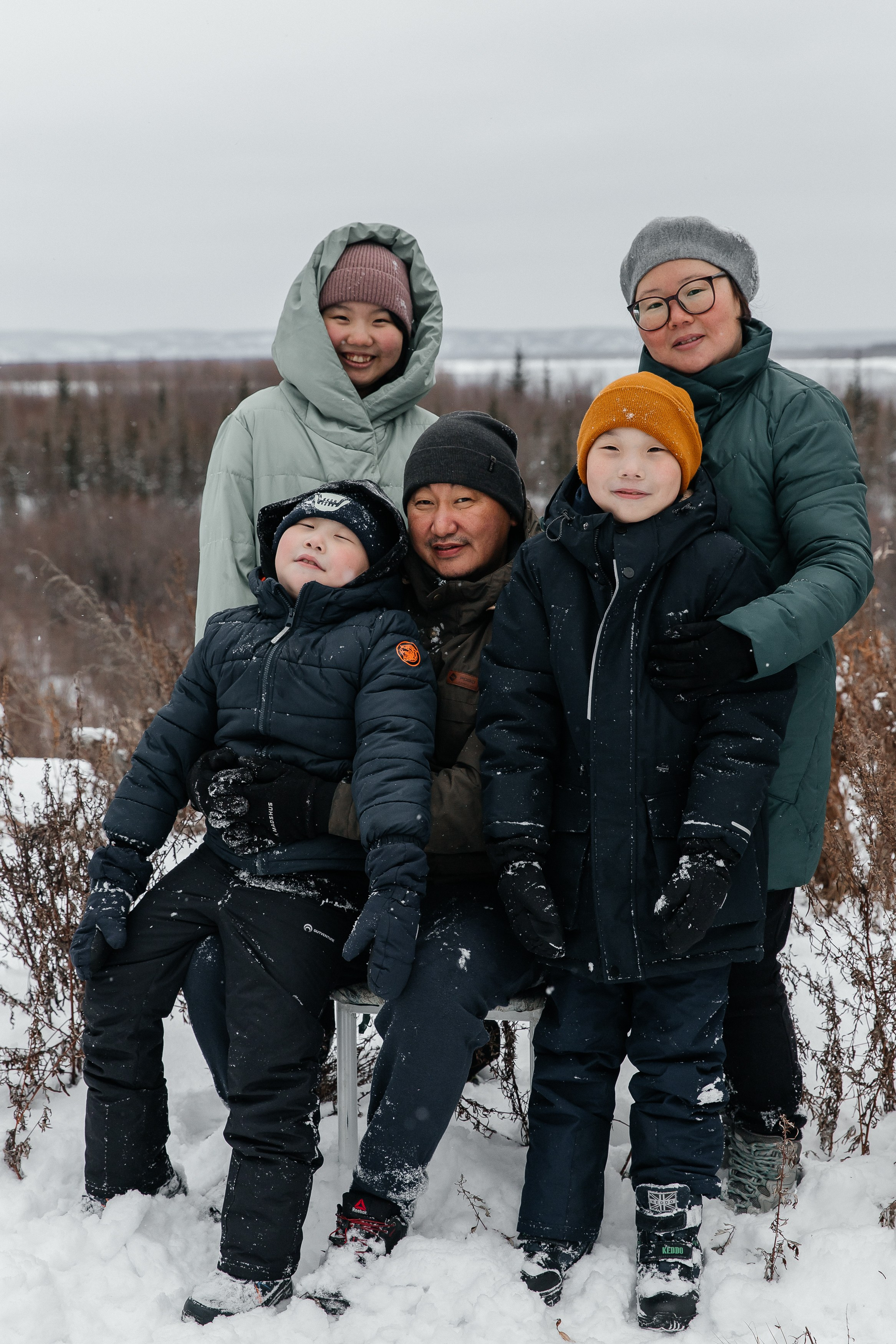 Степановы. Воронистая Анастасия. Фотограф Якутия, Томпонский район