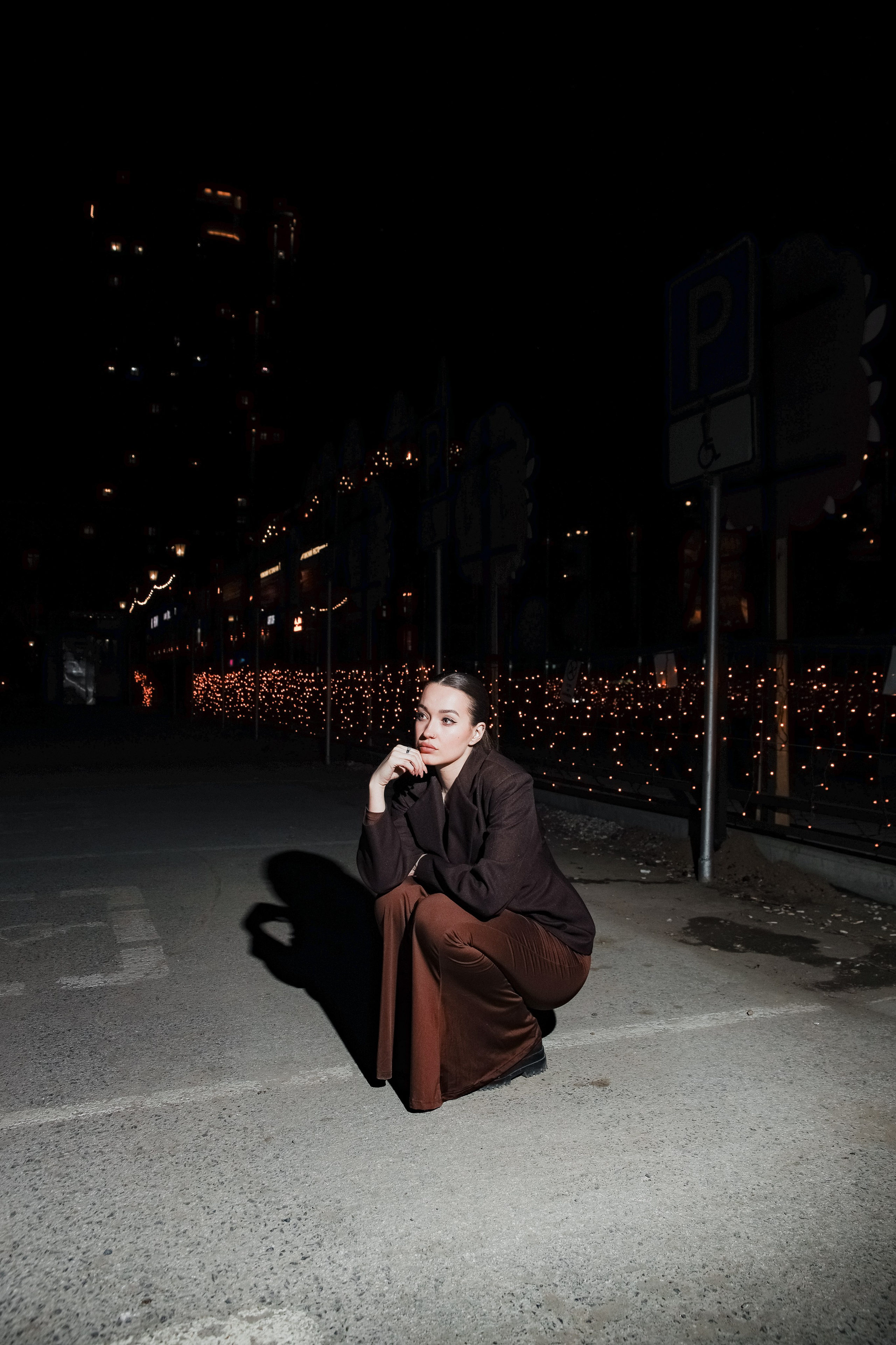 Ночная прогулки. Индивидуальный фотограф Новосибирск Настя