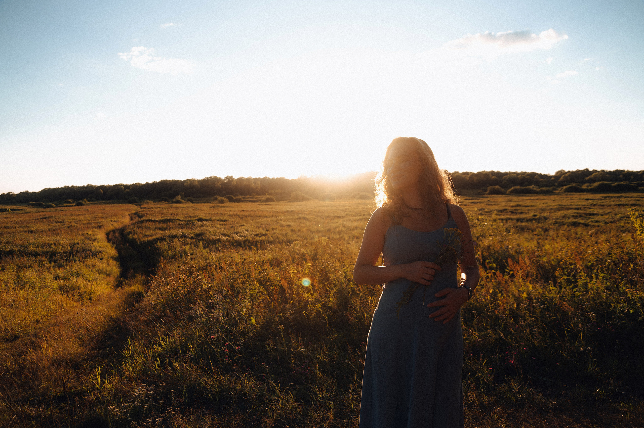 Лес.закат.Вика и Денис. Детский и семейный фотограф Катерина Мишина
