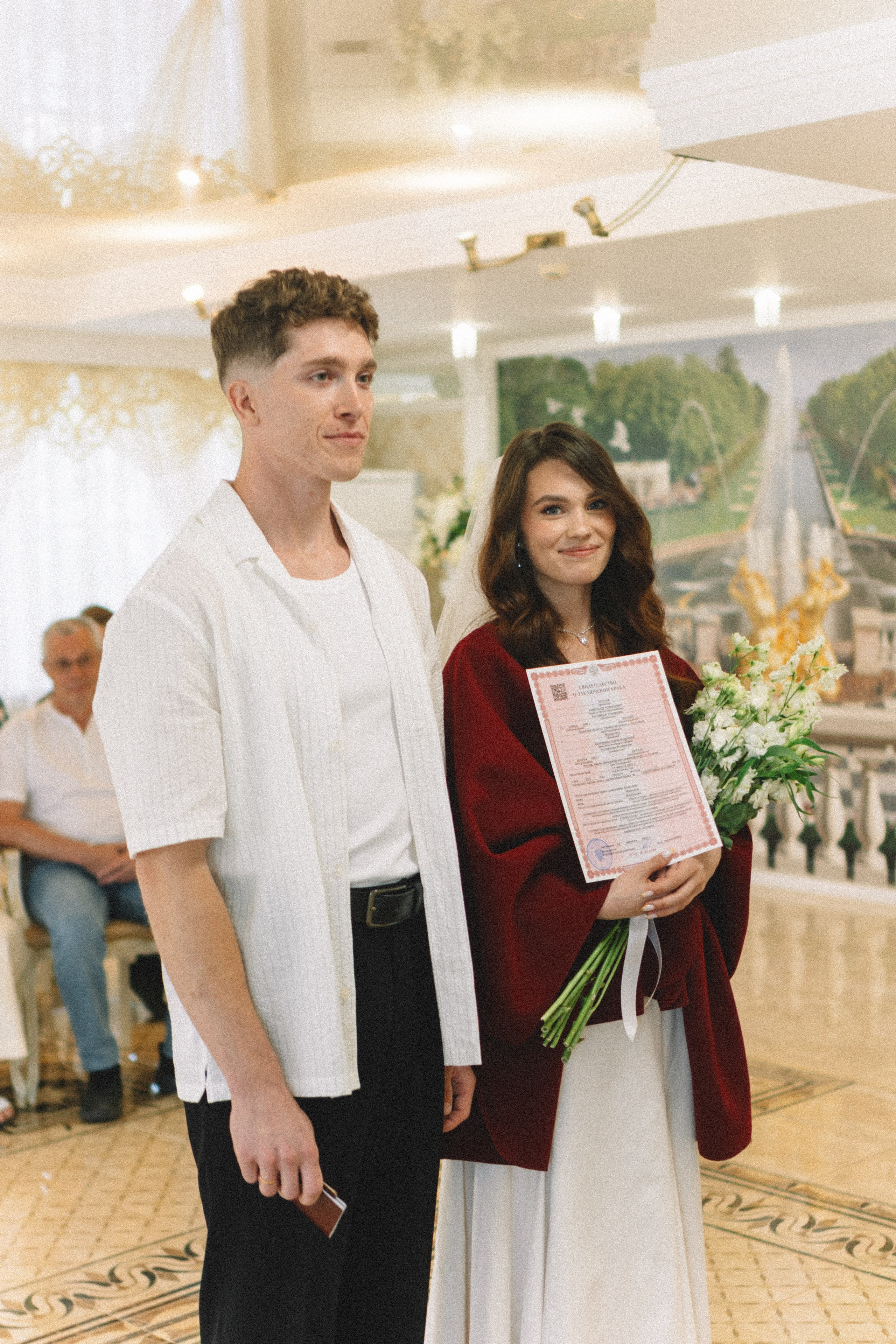 СВАДЕБНАЯ СЬЕМКА В ПЕТЕРГОФЕ И СЬЕМКА РЕПОРТАЖА В ЗАГСЕ ПЕТЕРГОФА. Профессиональный фотограф, Санкт-Петербург — Виктория Богомолова