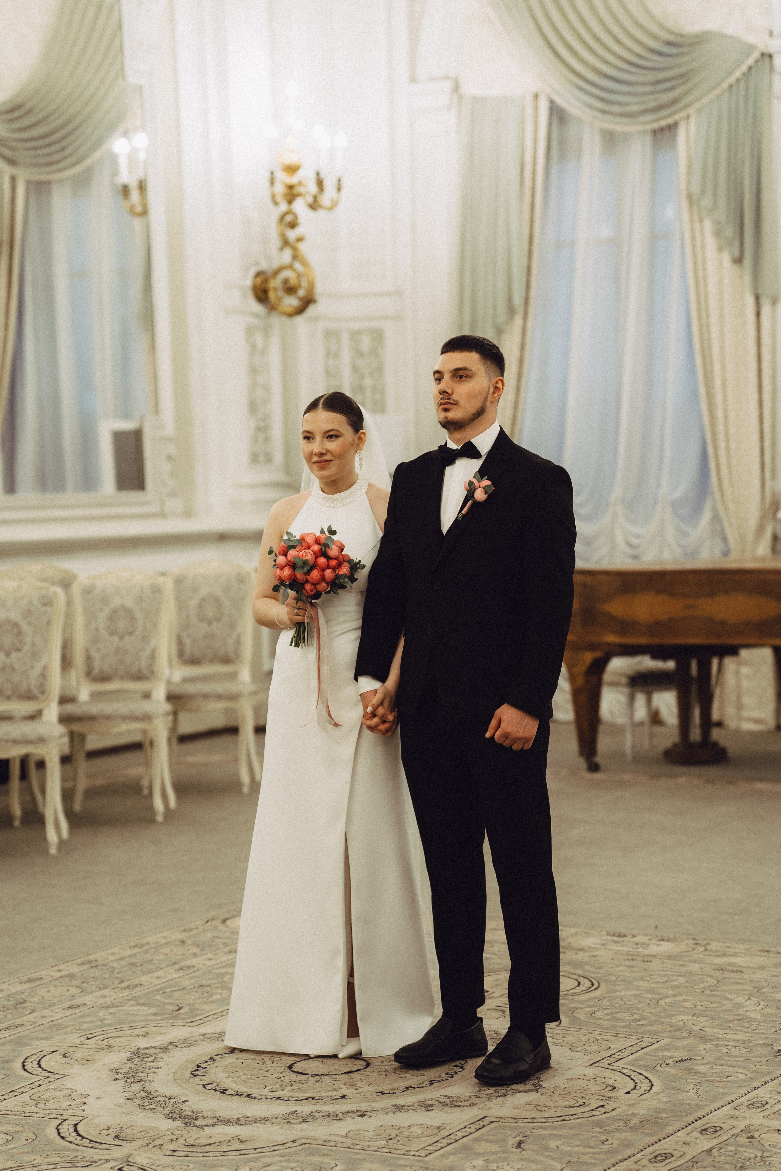 СВАДЕБНАЯ СЬЕМКА В ПЕВОМ ДВОРЦЕ БРАКОСОЧЕТАНИЯ. Профессиональный фотограф, Санкт-Петербург — Виктория Богомолова