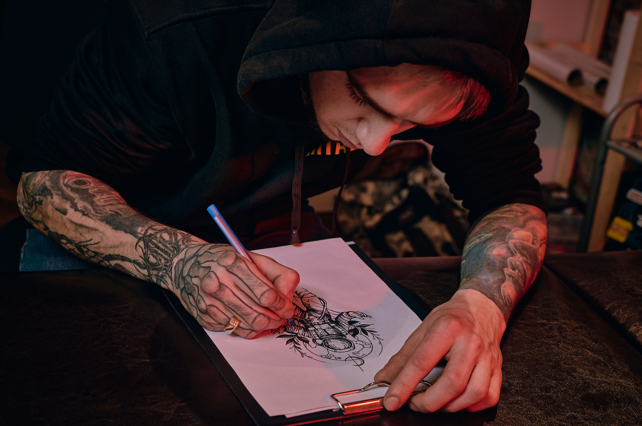 Тату студия Rush. Фотограф в Омске Иван Глушков