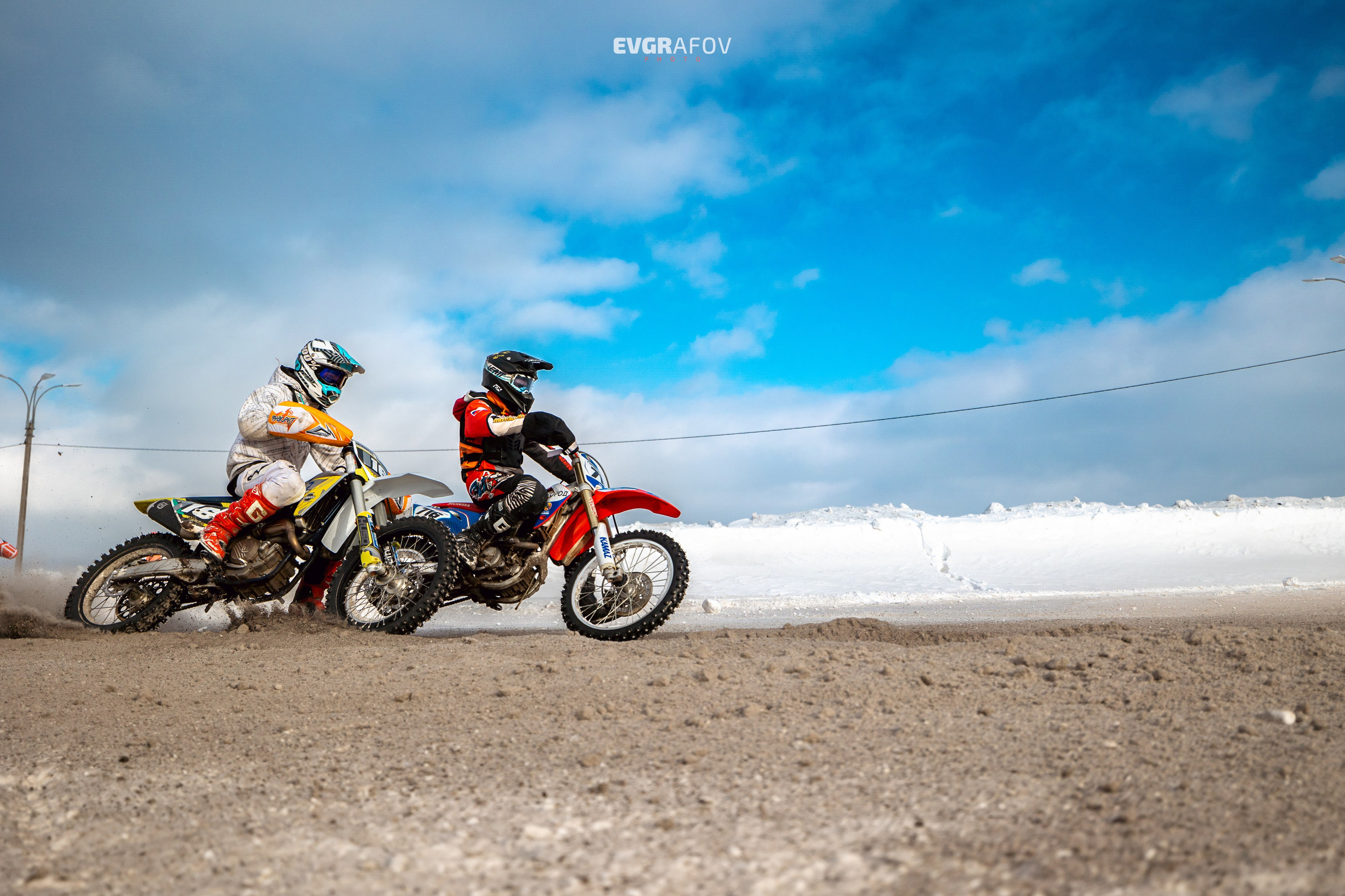 Открытый кубок Республики Татарстан по мотокроссу 3 этап. 4 февраля 2024 г. Фотограф Евграфов Александр