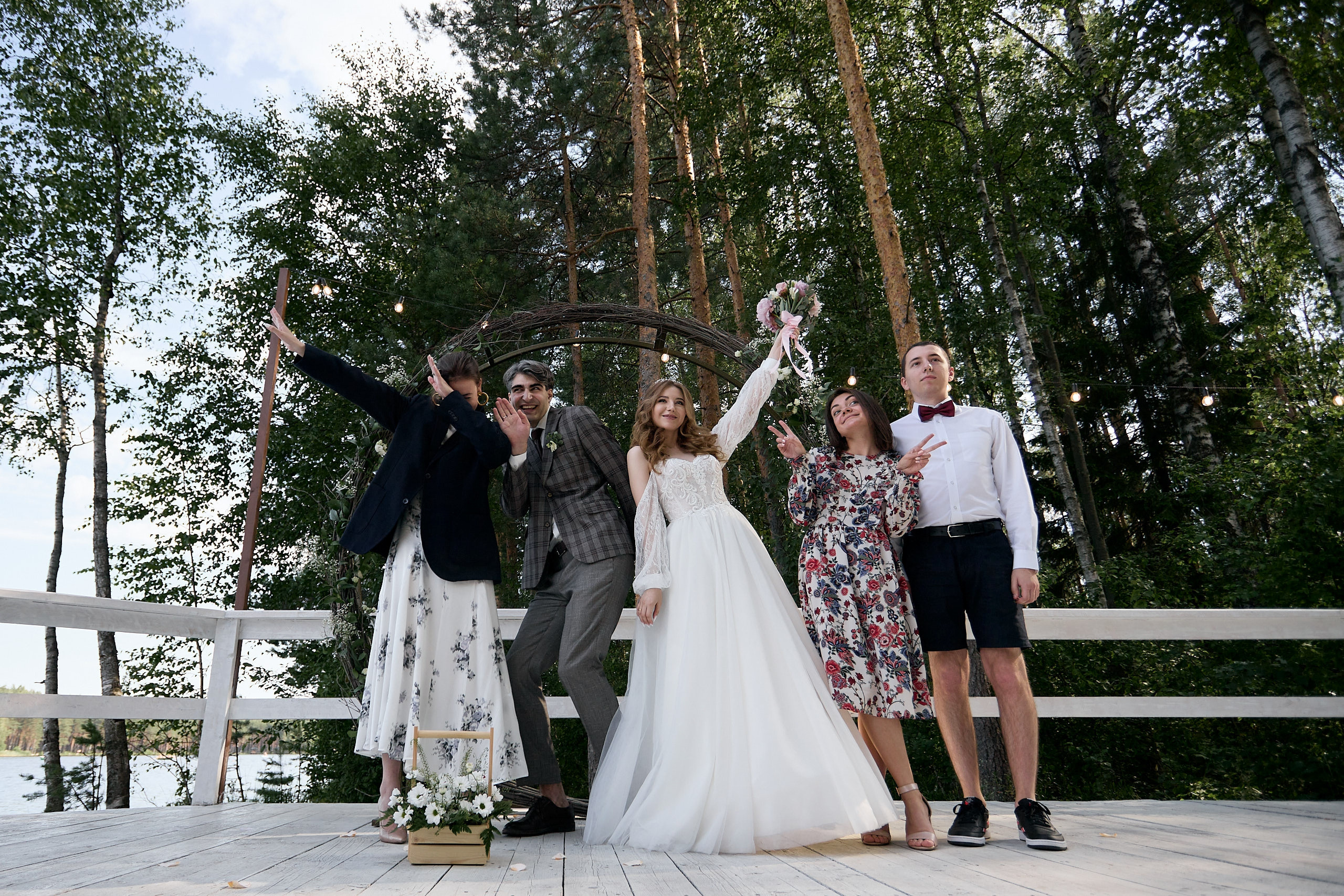 Выездная регистрация на Коркинских Озерах. Фотограф Валерий Сабрам