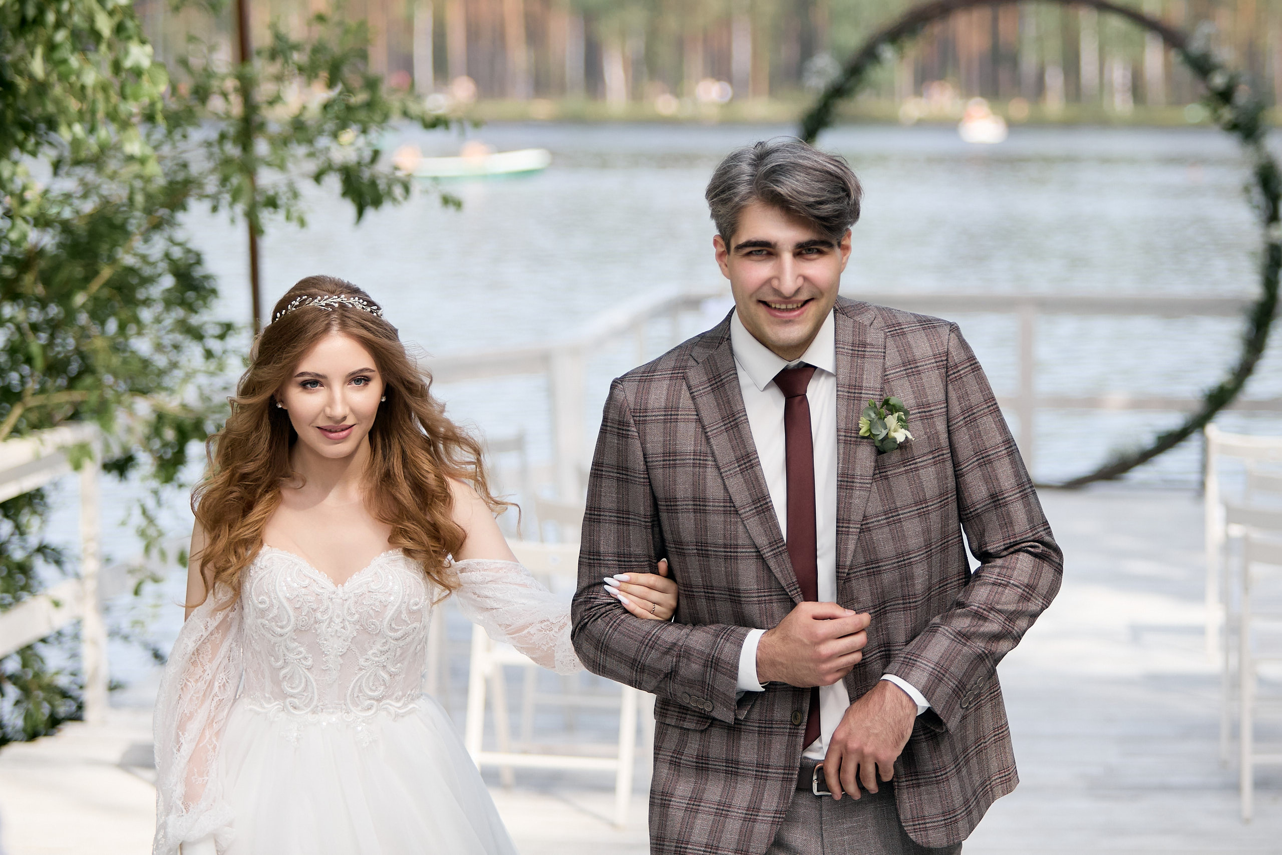 Выездная регистрация на Коркинских Озерах. Фотограф Валерий Сабрам