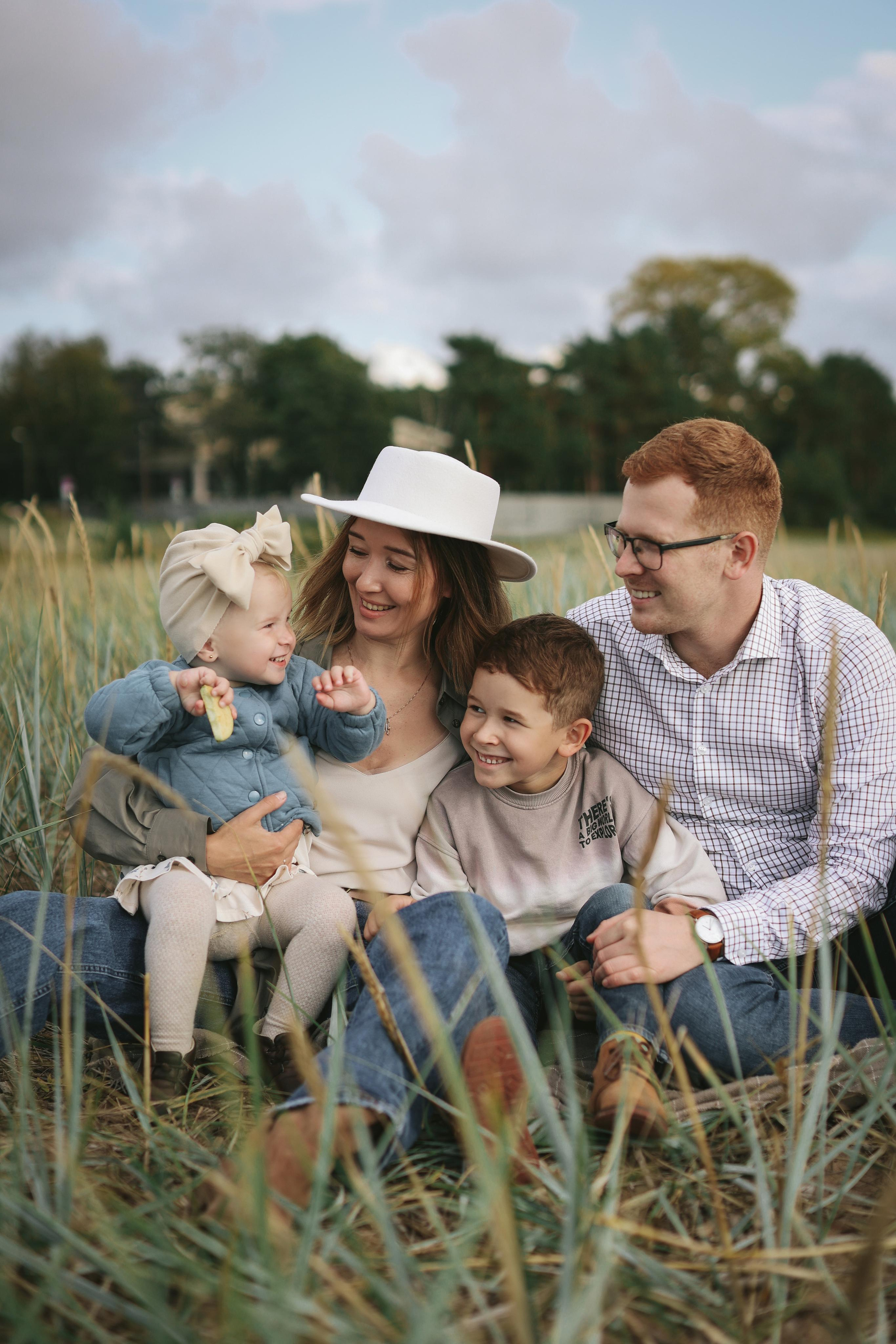 Masha, Andrei, Anya, Matvey. Ekaterina Buneeva Photography