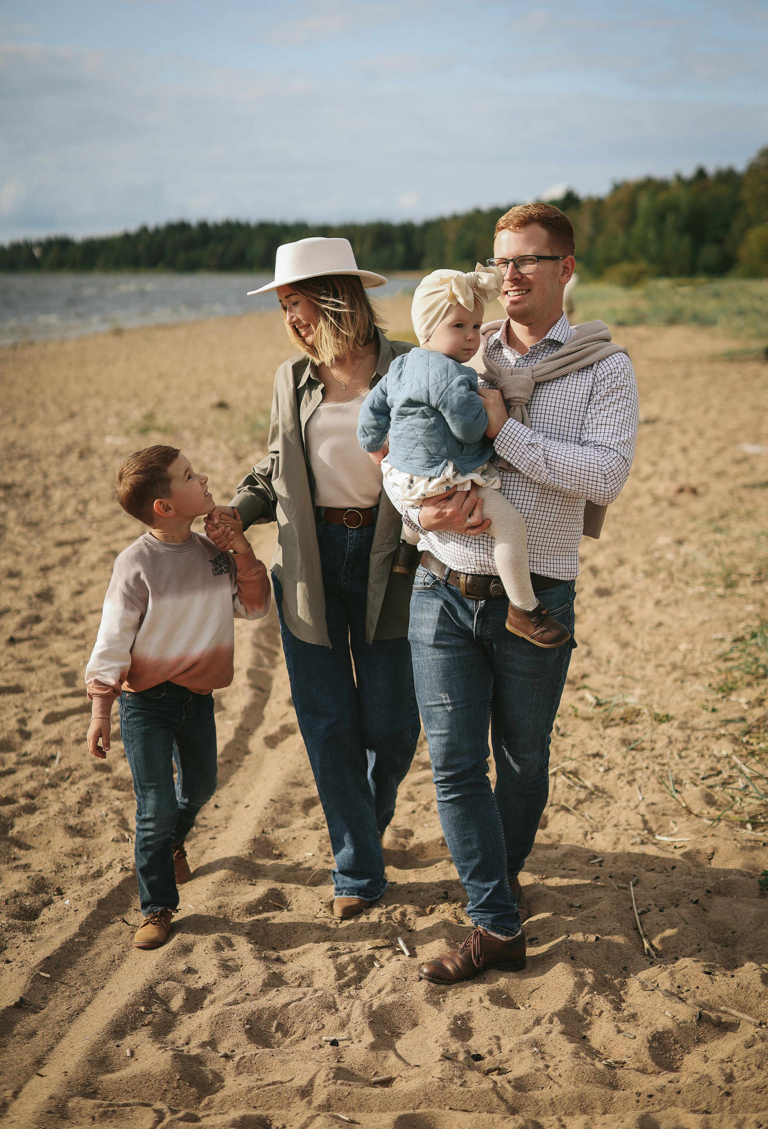 Masha, Andrei, Anya, Matvey. Ekaterina Buneeva Photography