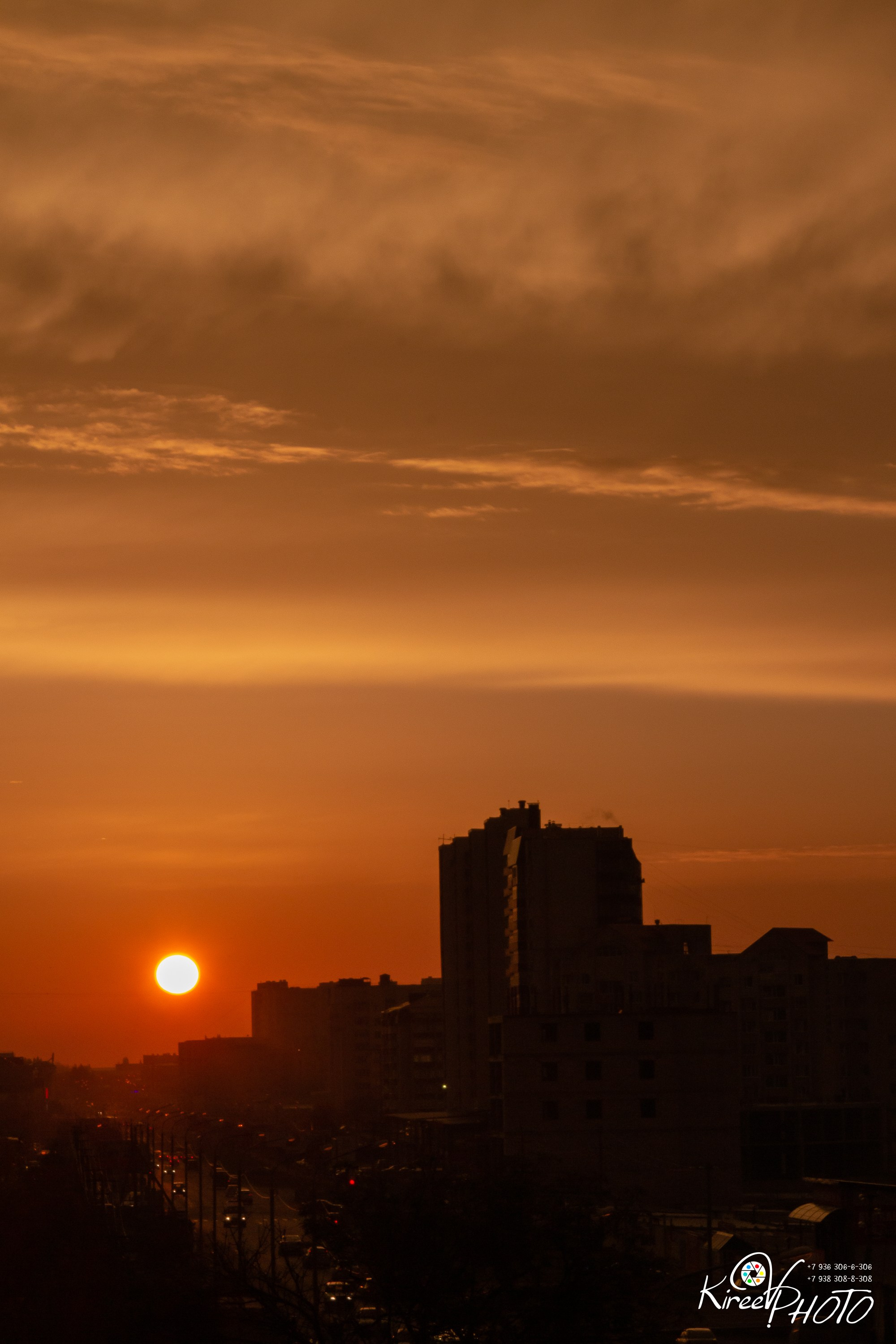 Закат Ставрополь 45-я Параллель