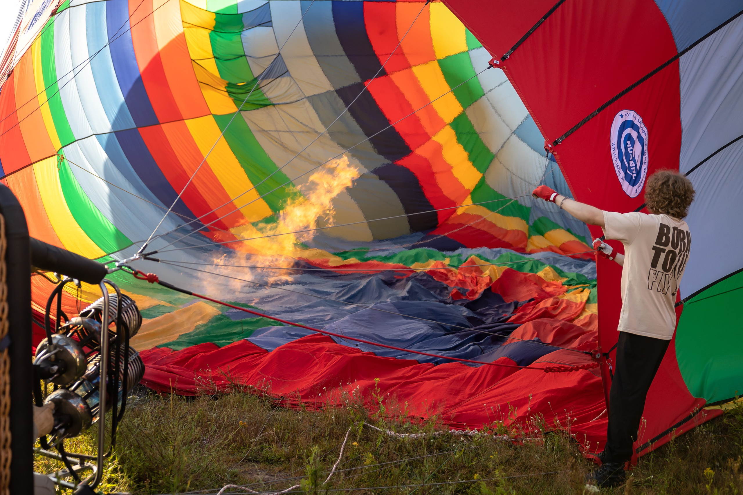 23-й фестиваль воздухоплавания «Золотое кольцо России» в Переславле-Залесском. Фотограф Владимир Охрименко