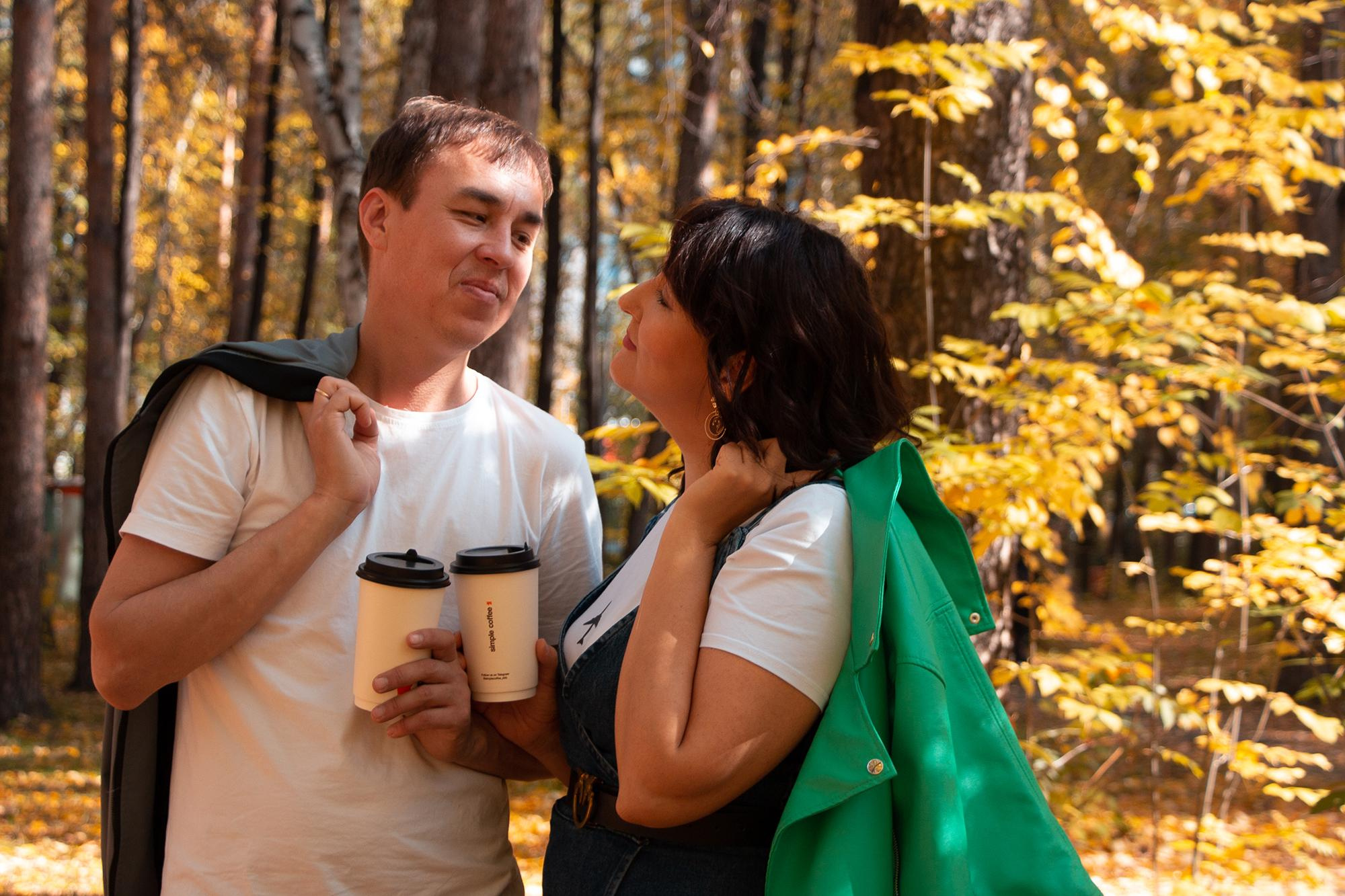 Золотая осень. Мария, Александр и Вова. Фотограф в Екатеринбурге Пойгина Елена